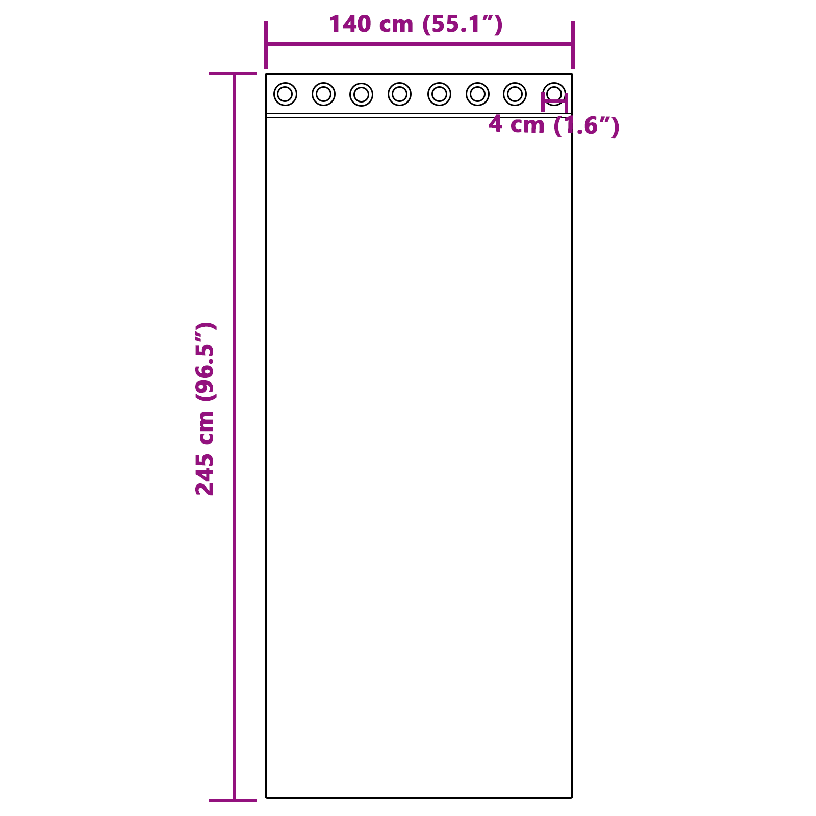 Gordijnen met gordijnen 2 pcs Wijnrood 245 x 140 cm Polyester image 6