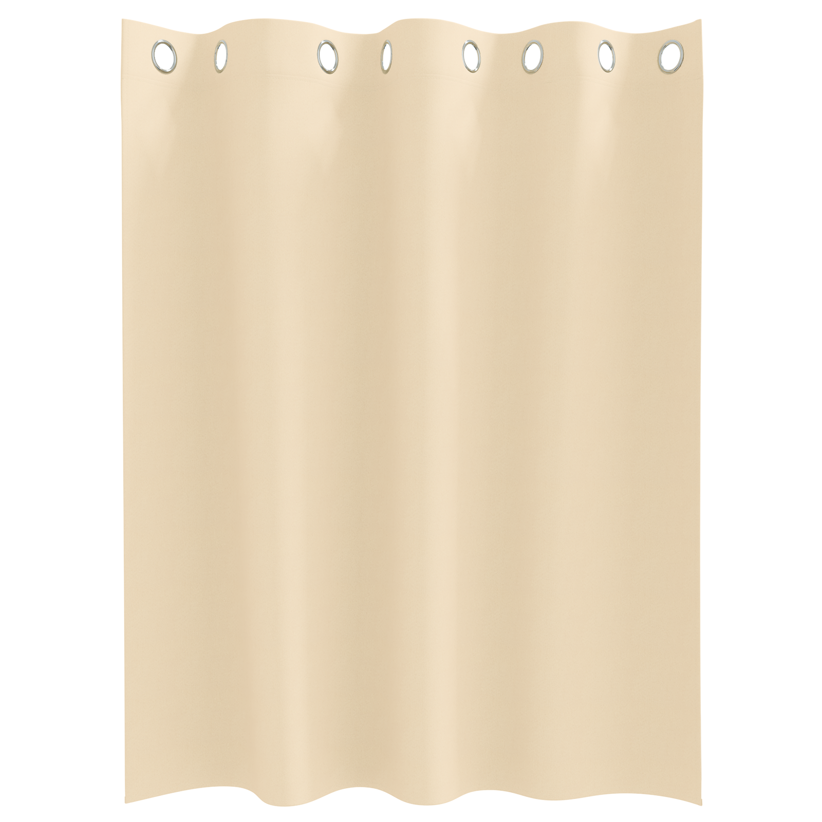 Zwart-out Gordijnen met Ringen 2 pcs Crème 140 x 140 cm image 3