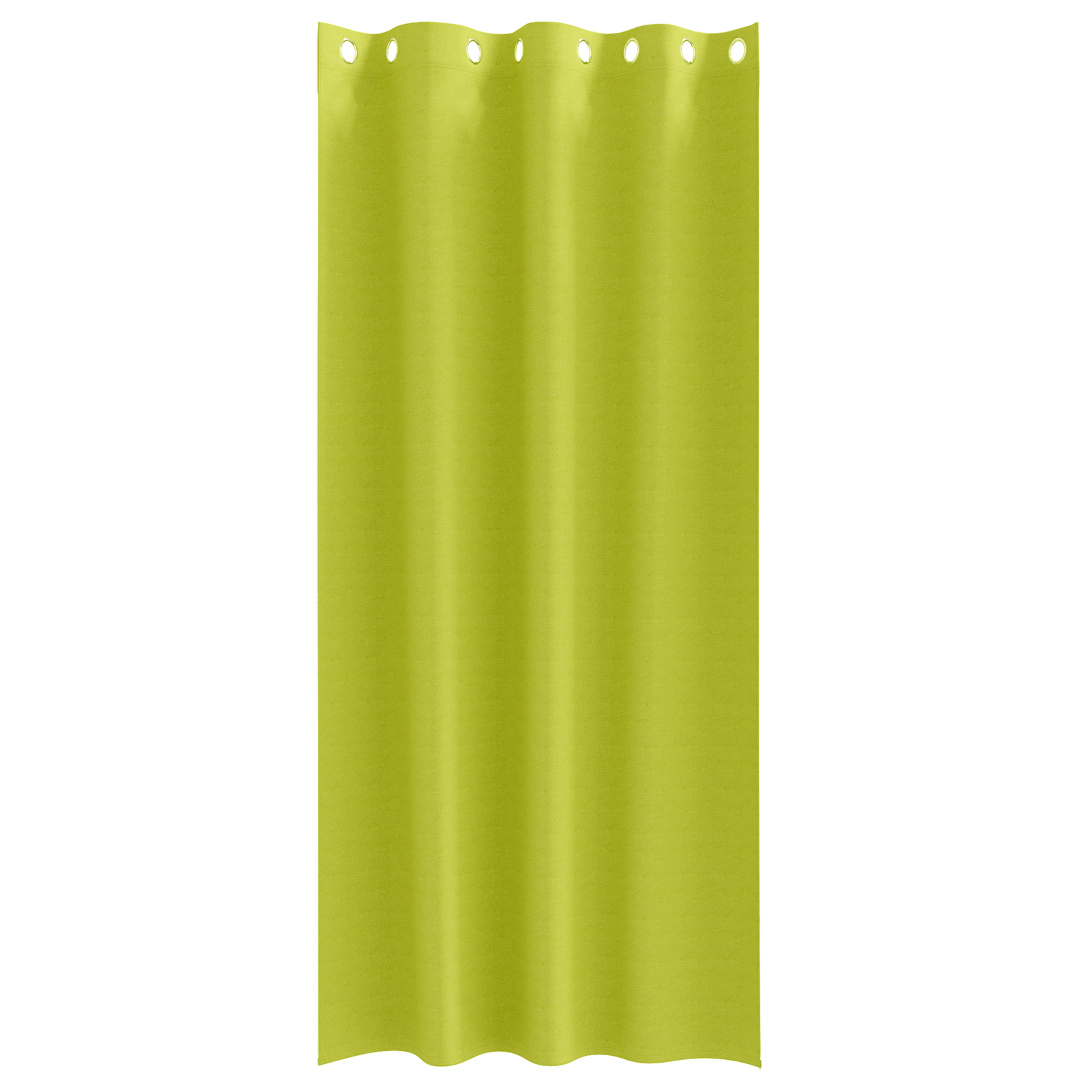 Zwart-out Gordijnen met Ringen 2 pcs Groen 225 x 140 cm