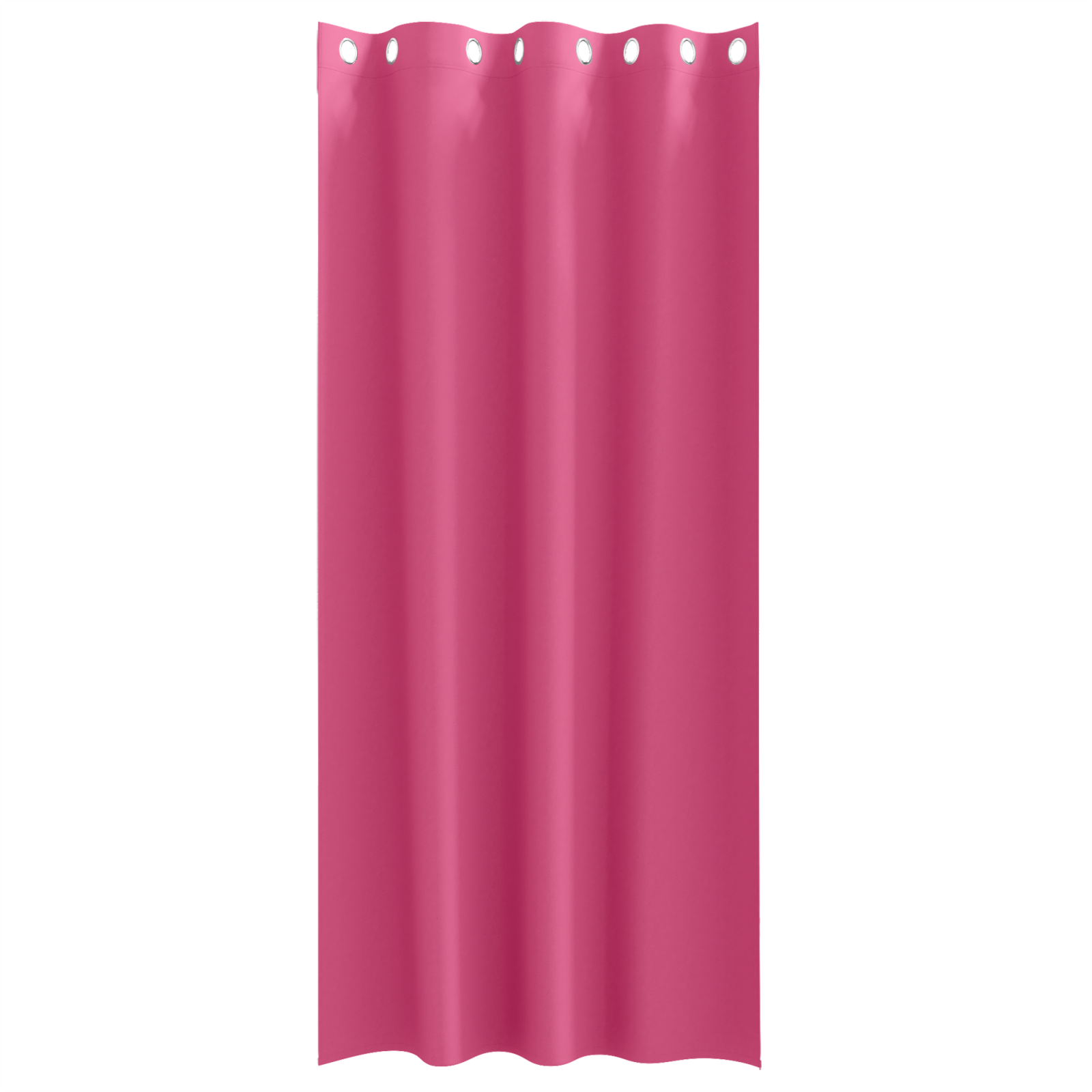 Zwart-out Gordijnen met Ringen 2 pcs Felroze 225 x 140 cm