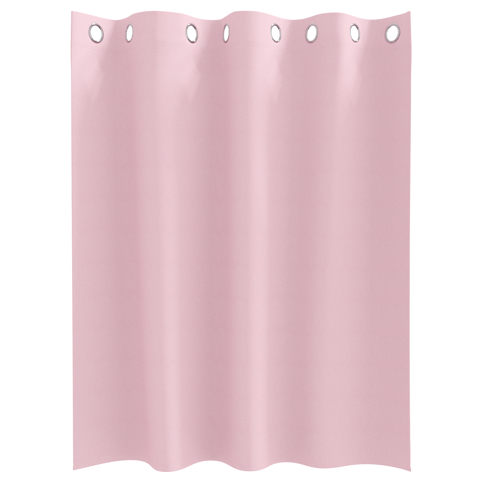 Zwart-out Gordijnen met Ringen 2 pcs Babyroze 140 x 140 cm