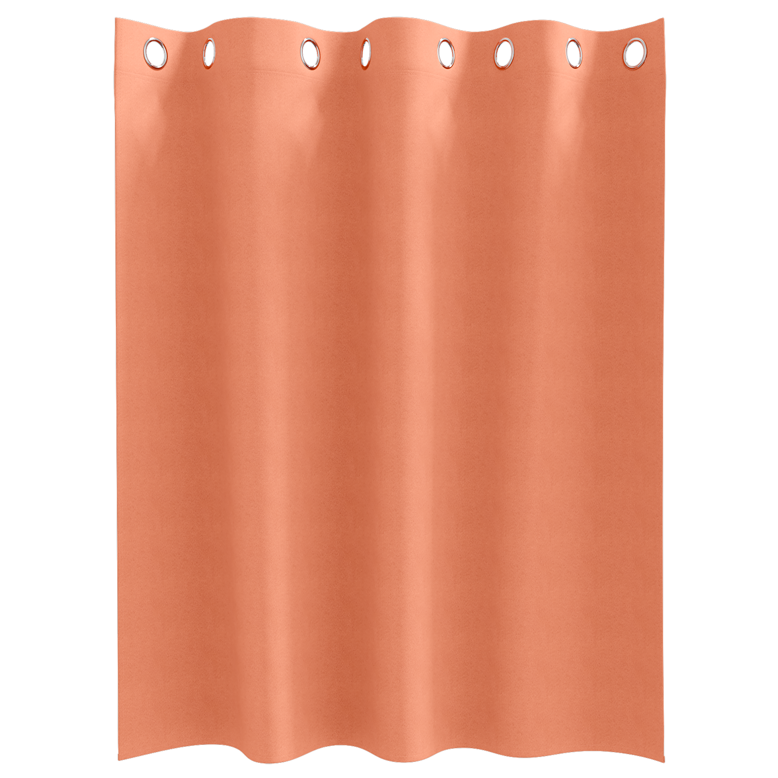 Zwart-out Gordijnen met Ringen 2 pcs Terracotta 140 x 140 cm image 3