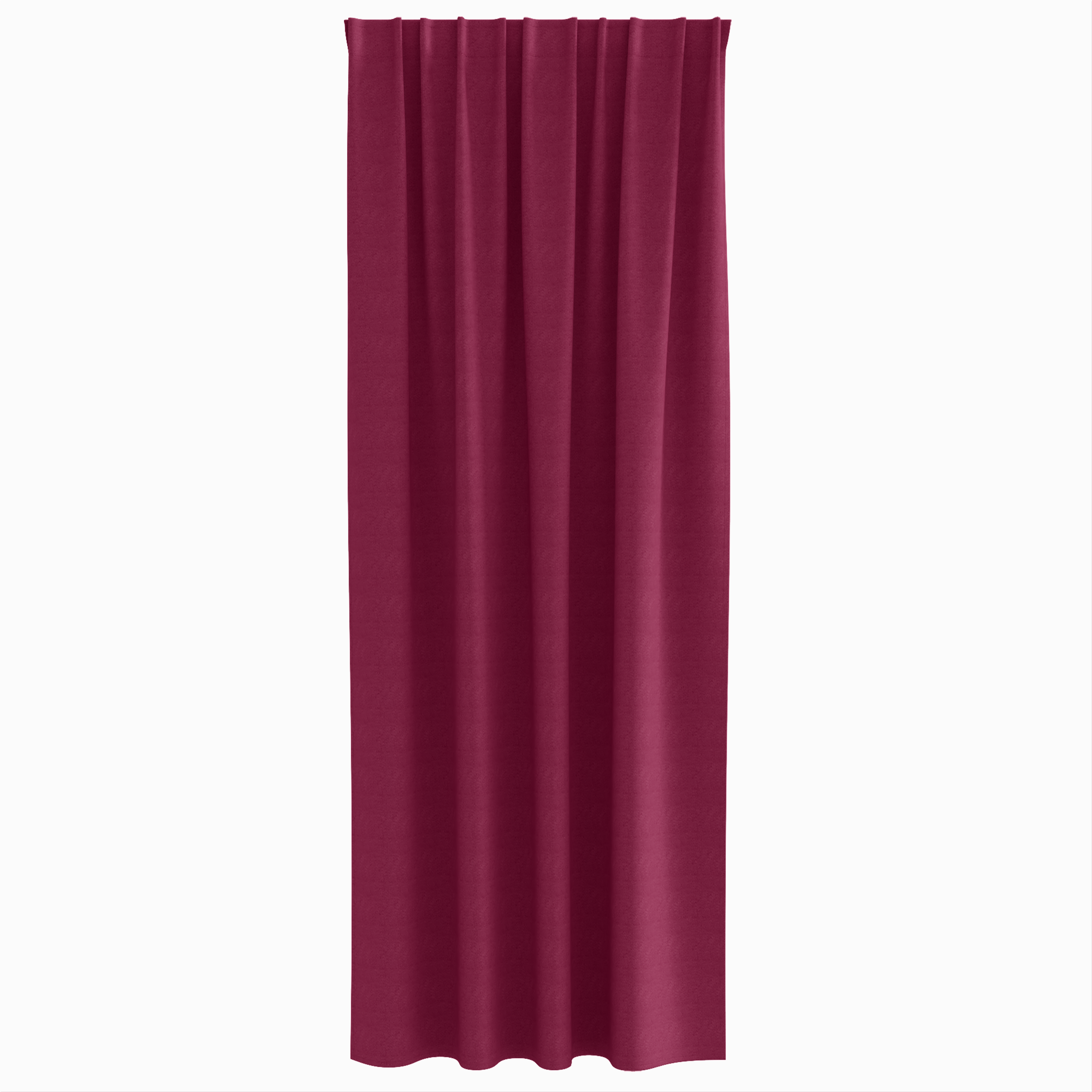 Zwart-out Gordijnen met Ringen 2 pcs Wijnrood 225 x 140 cm
