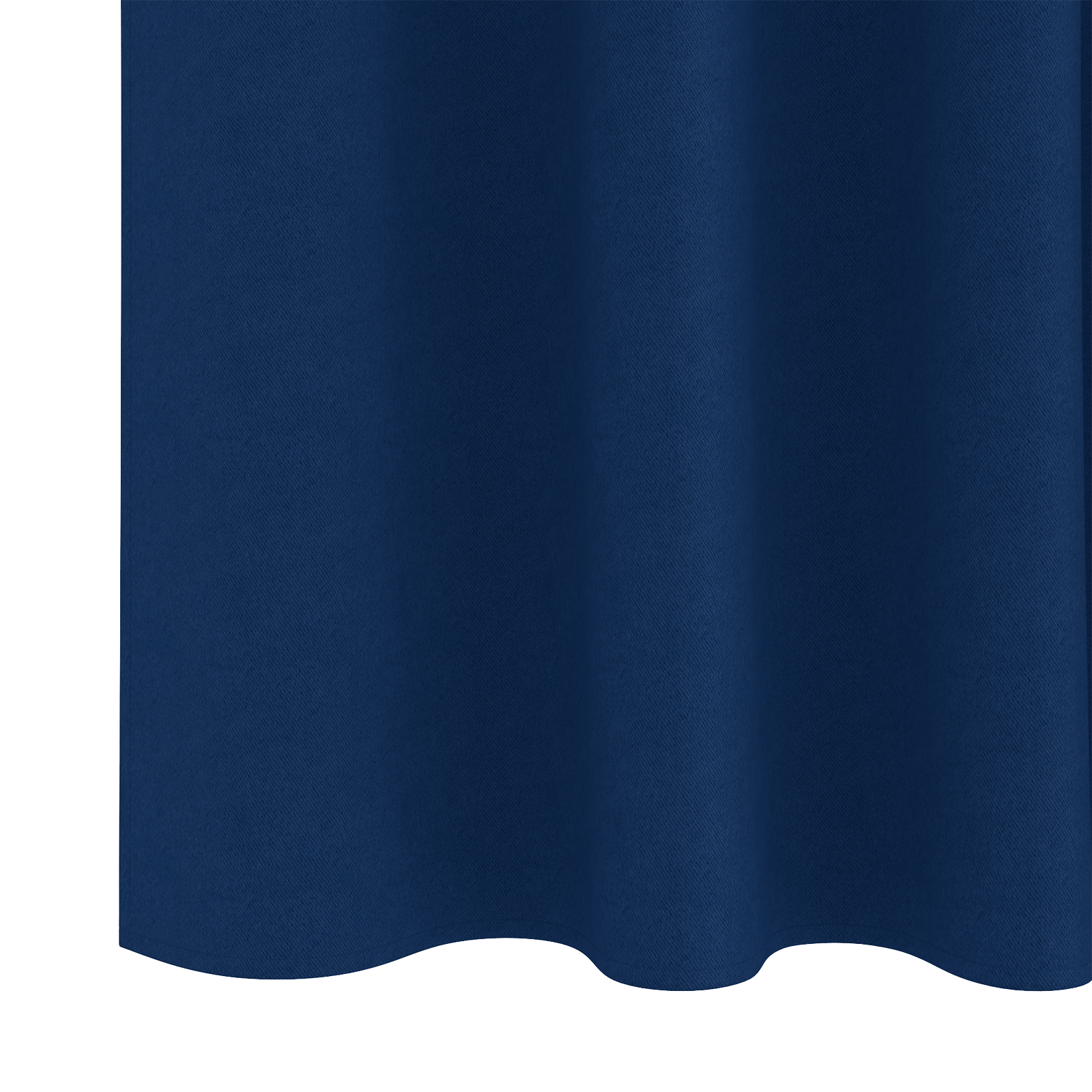 Zwart-out Gordijnen met Ringen 2 pcs Donkerblauw 225 x 140 cm