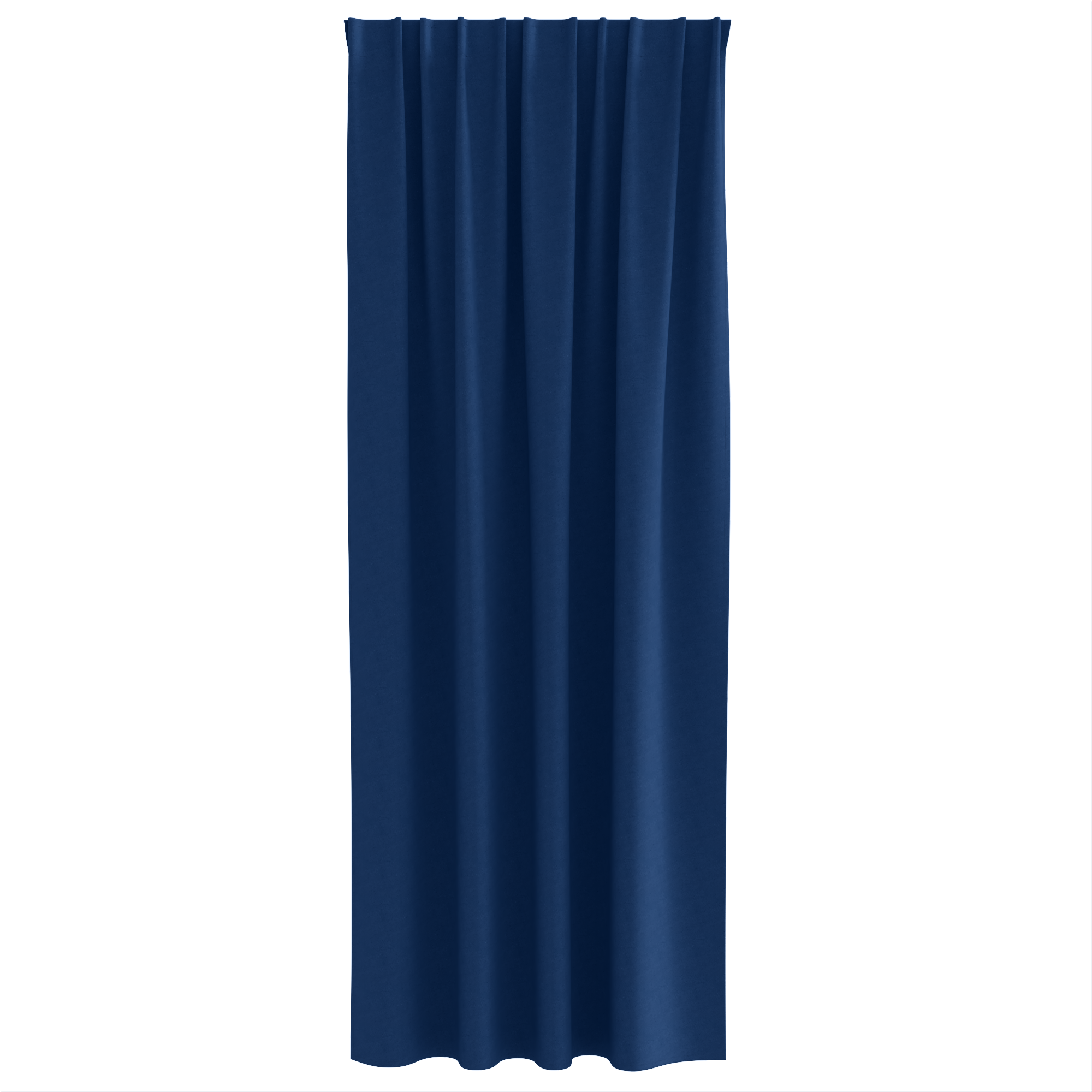 Zwart-out Gordijnen met Ringen 2 pcs Donkerblauw 225 x 140 cm