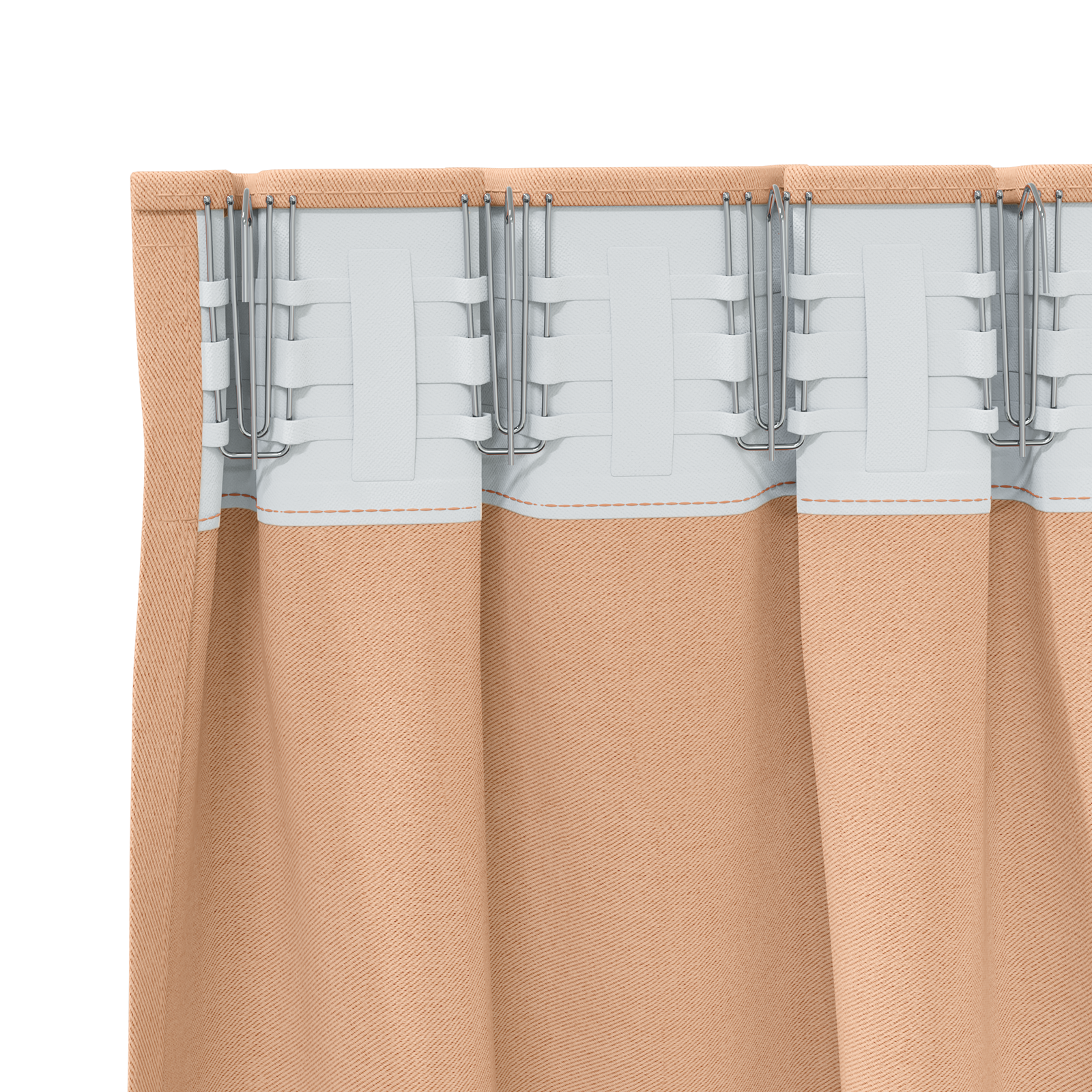 Zwart-out Gordijnen met Ringen 2 pcs Licht Bruin 140 x 140 cm image 4