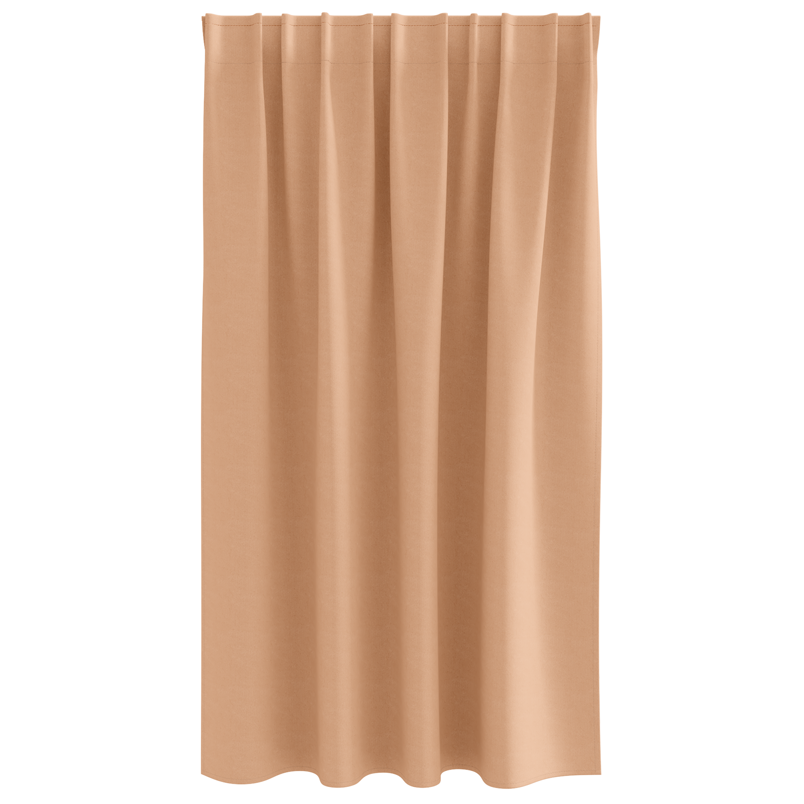 Zwart-out Gordijnen met Ringen 2 pcs Licht Bruin 140 x 140 cm image 3