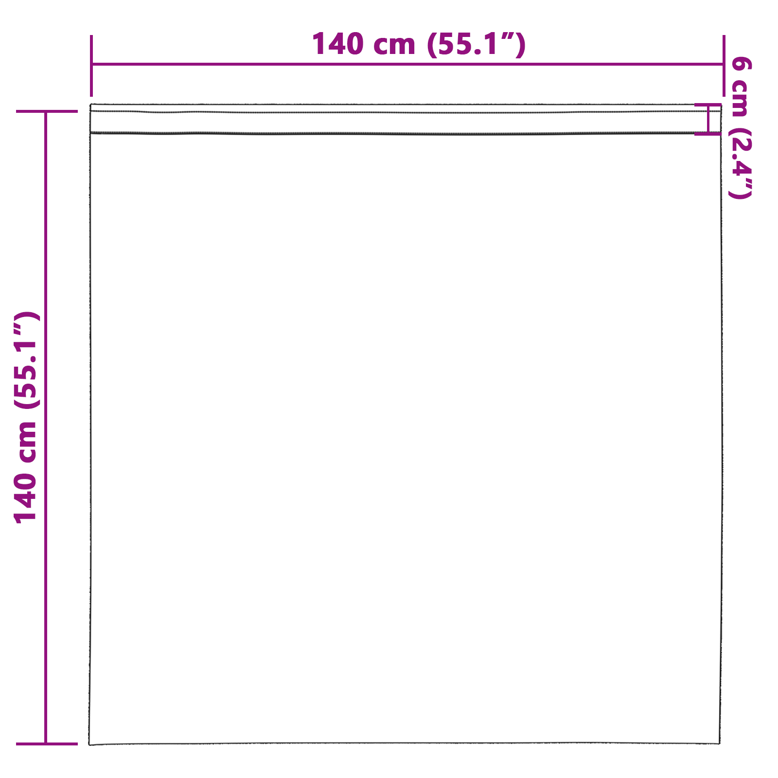 Zwart-out Gordijnen met Ringen 2 pcs Licht Bruin 140 x 140 cm image 7