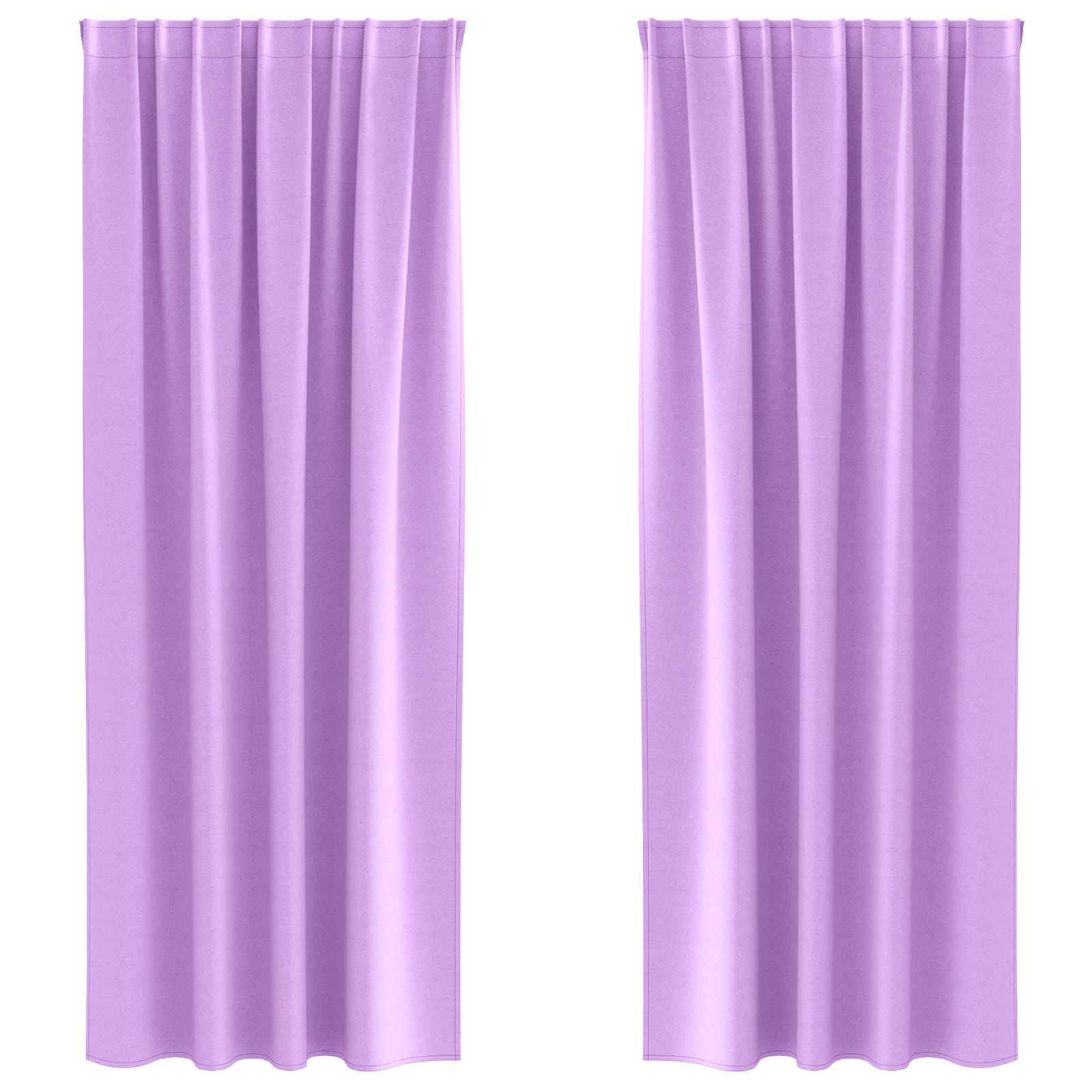 Zwart-out Gordijnen met Ringen 2 pcs Paars 260 x 140 cm