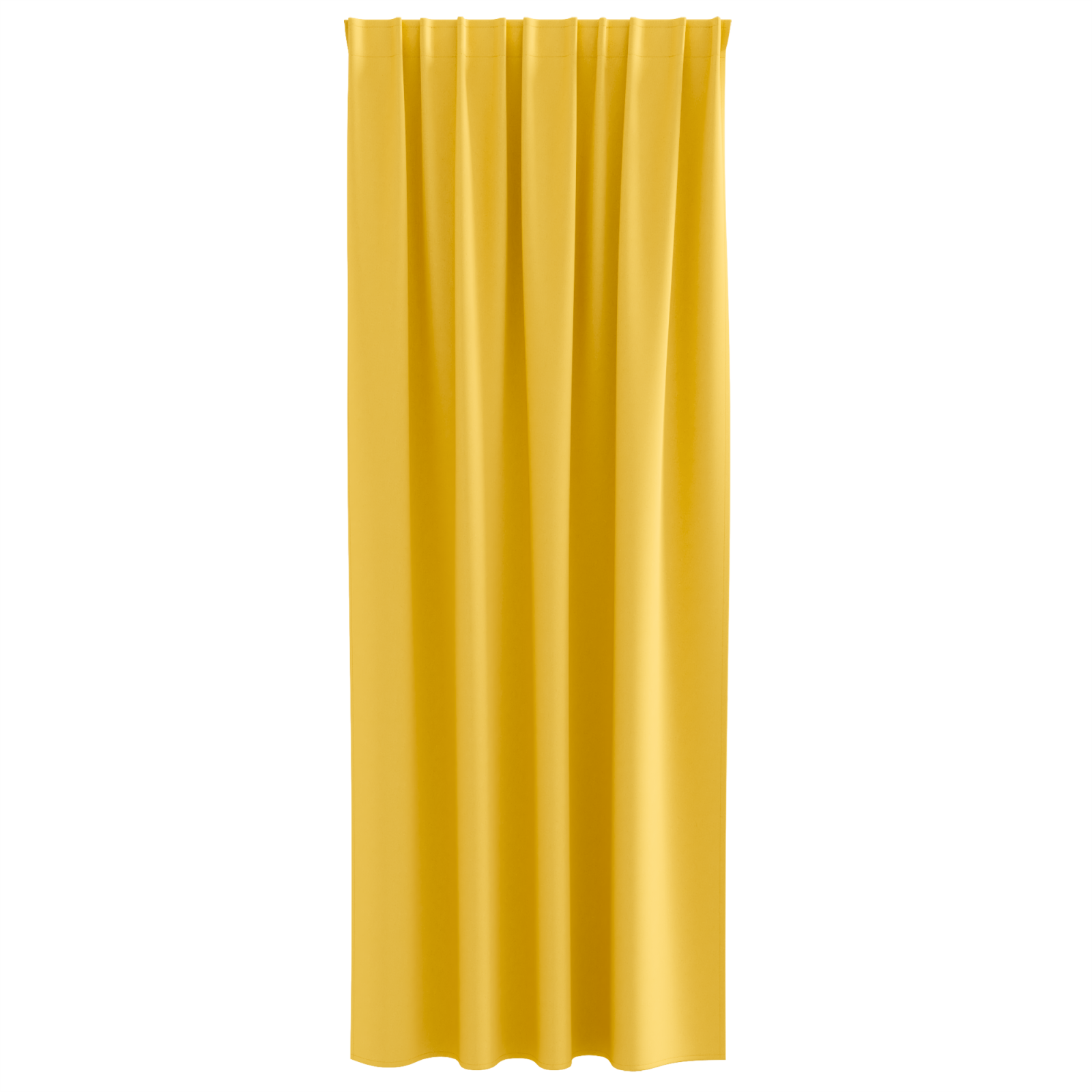 Gordijnen 2 pcs Mosterdgeel 260 x 140 cm Polyester image 3