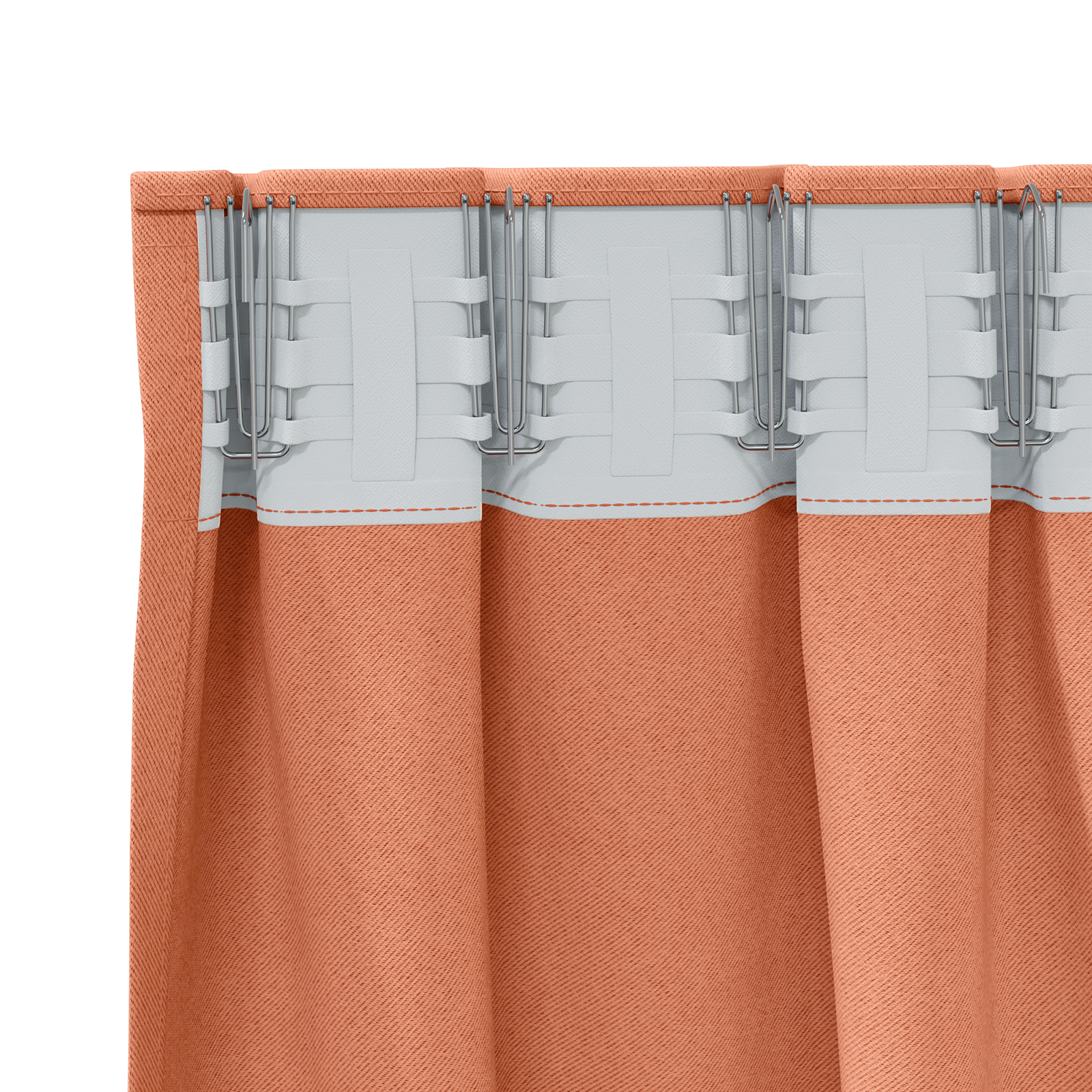 Zwart-out Gordijnen met Ringen 2 pcs Terracotta 140 x 140 cm image 4