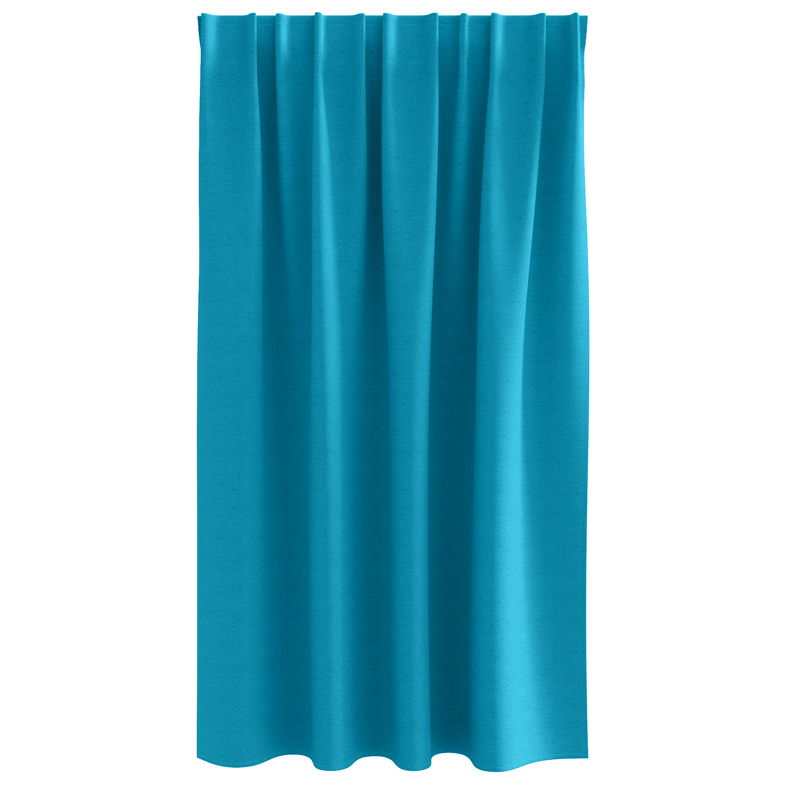 Zwart-out Gordijnen met Ringen 2 pcs Turquoise 140 x 140 cm image 3