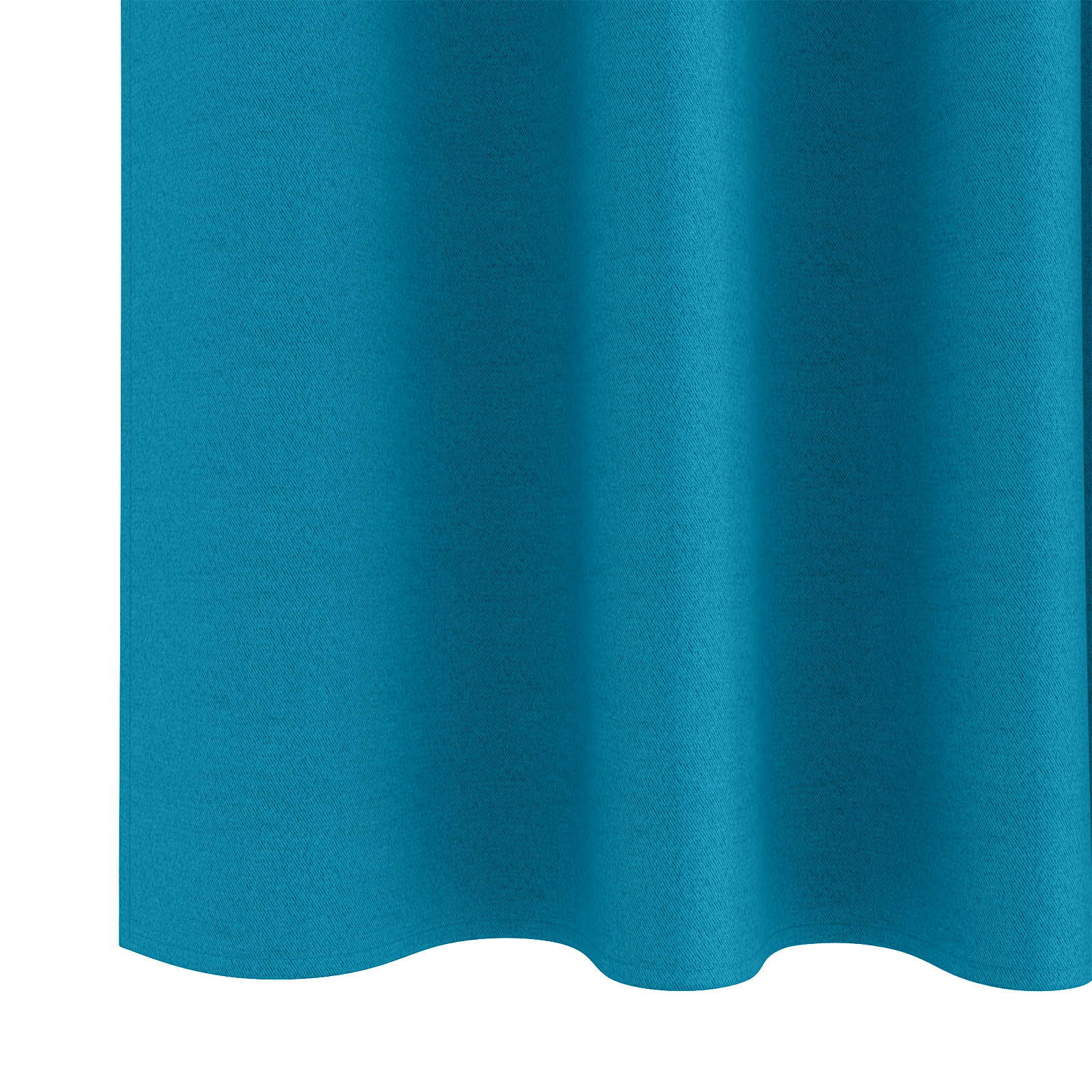 Zwart-out Gordijnen met Ringen 2 pcs Turquoise 225 x 140 cm