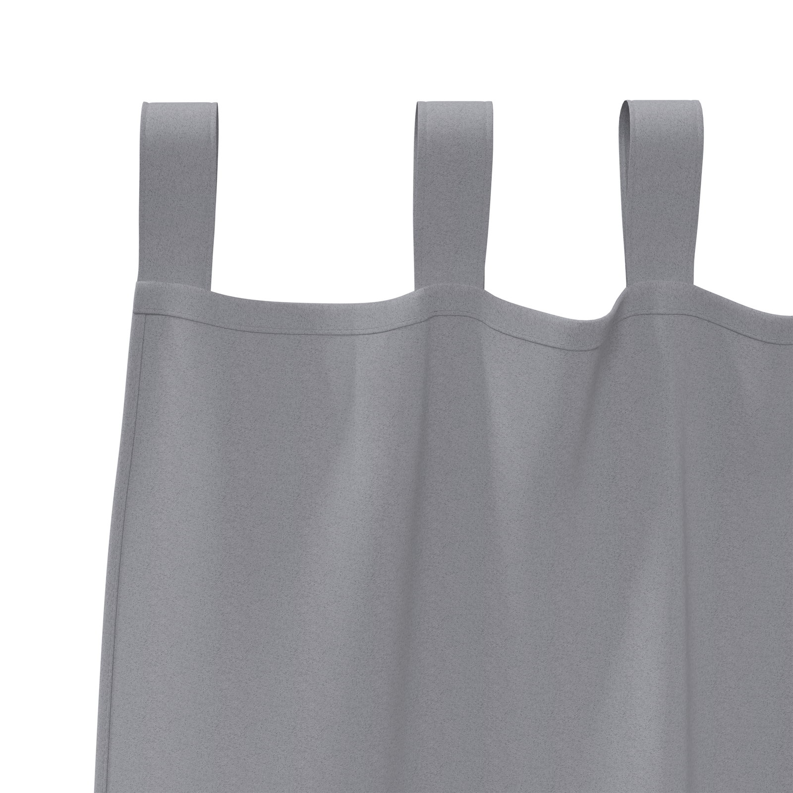 Zwart-out Gordijnen met Ringen 2 pcs Lichtgrijs 245 x 140 cm