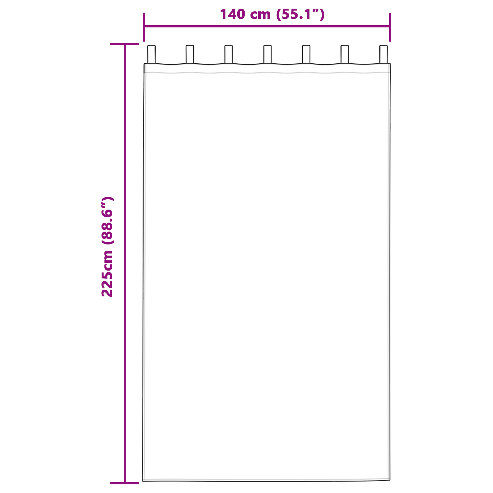 Verduisterende gordijnen 2 pcs Wijnrood 225 x 140 cm Polyester image 6