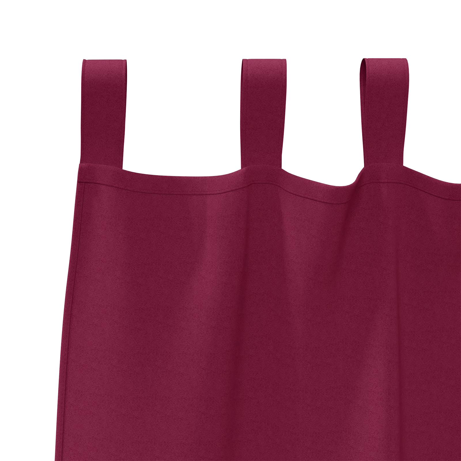 Zwart-out Gordijnen met Ringen 2 pcs Wijnrood 245 x 140 cm