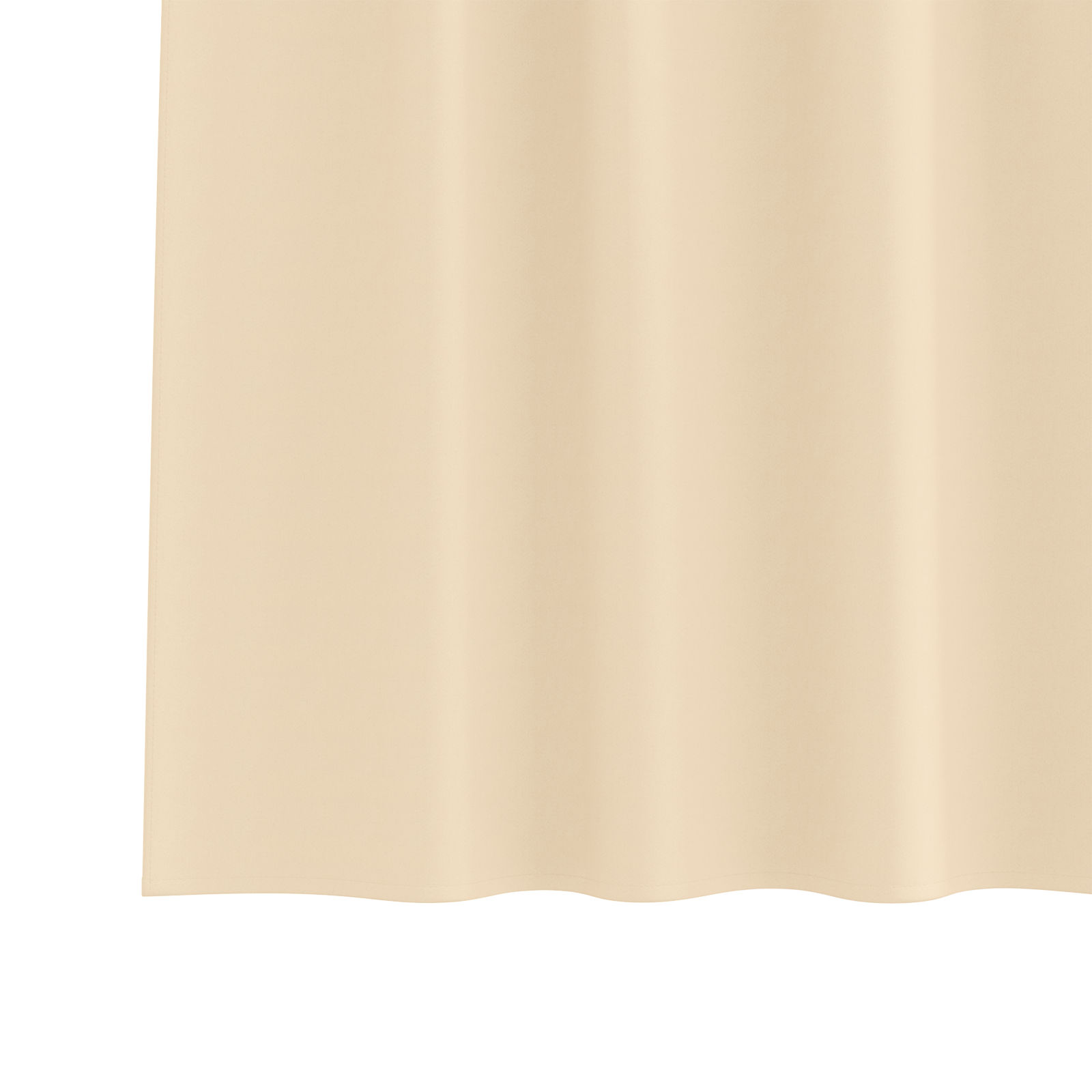 Zwart-out Gordijnen met Ringen 2 pcs Crème 260 x 140 cm