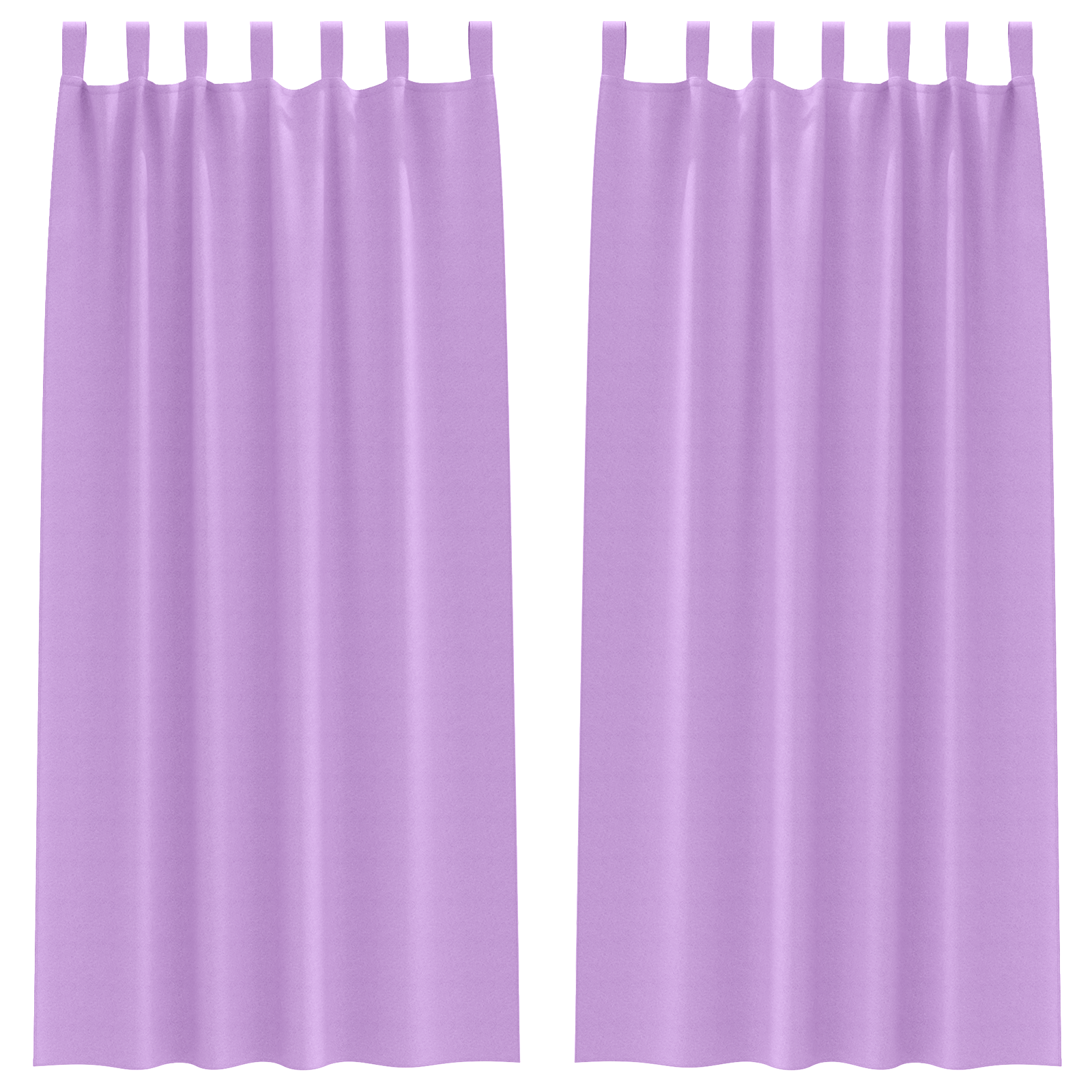 Zwart-out Gordijnen met Ringen 2 pcs Paars 225 x 140 cm