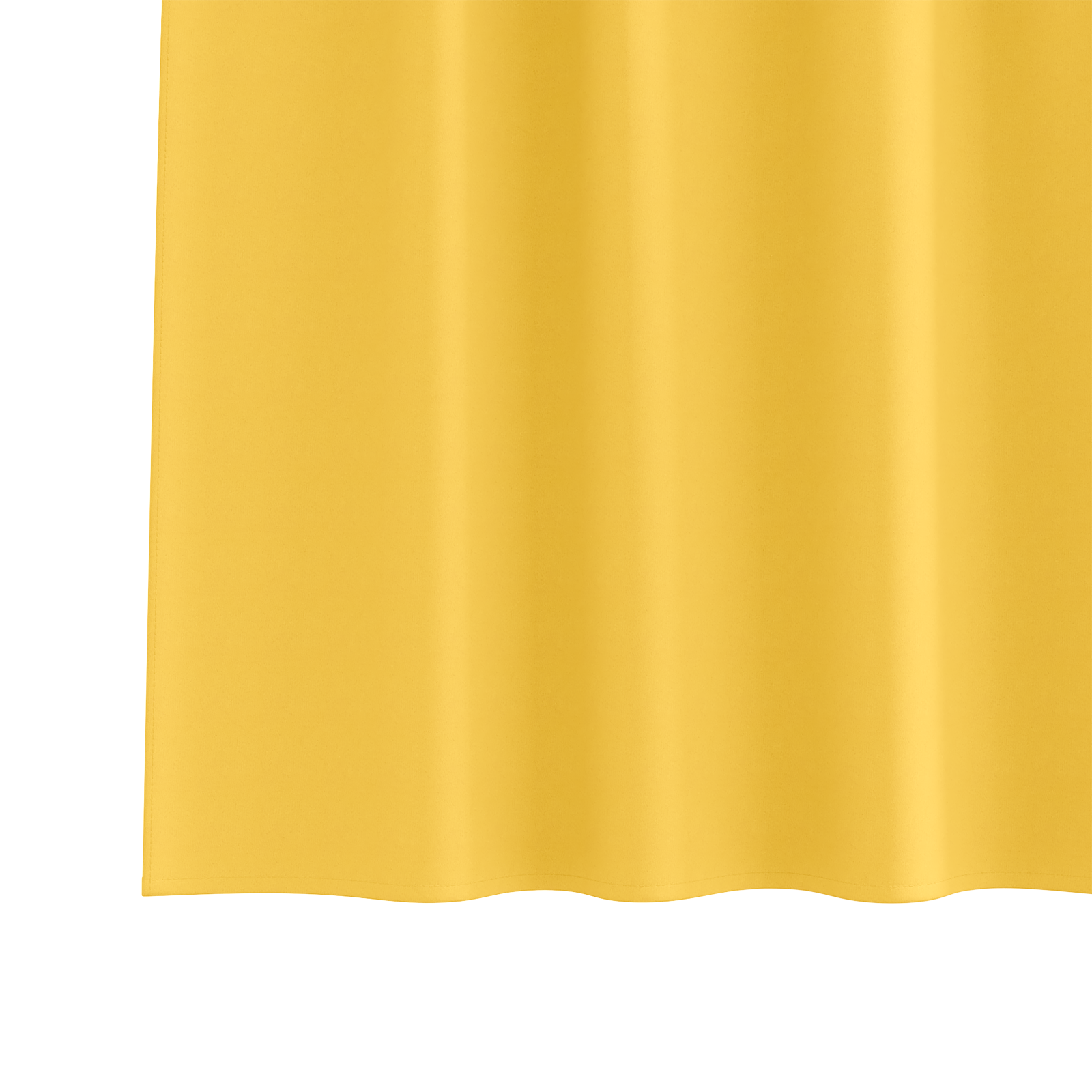 Zwart-out Gordijnen met Ringen 2 pcs Mosterdgeel 260 x 140 cm
