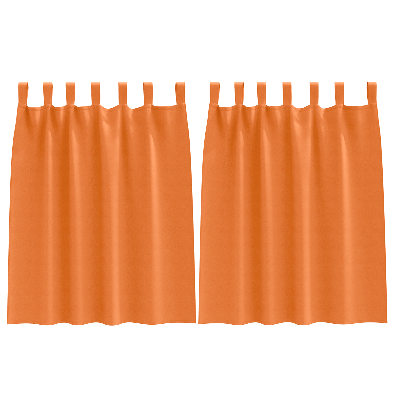 Gordijnen met gordijnen 2 pcs Feloranje Polyester image 2