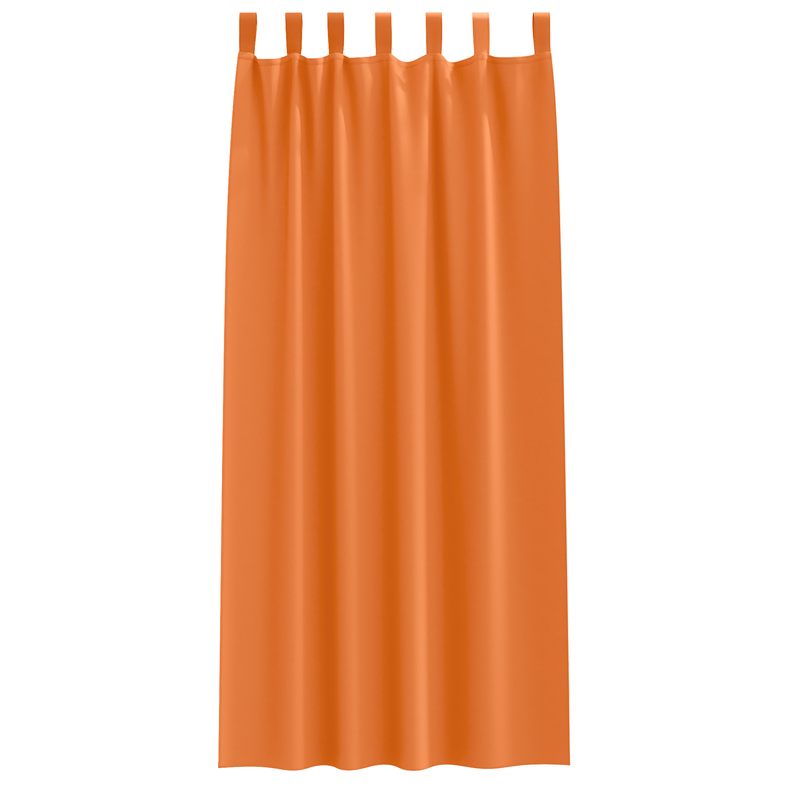 Zwart-out Gordijnen met Ringen 2 pcs Feloranje 245 x 140 cm
