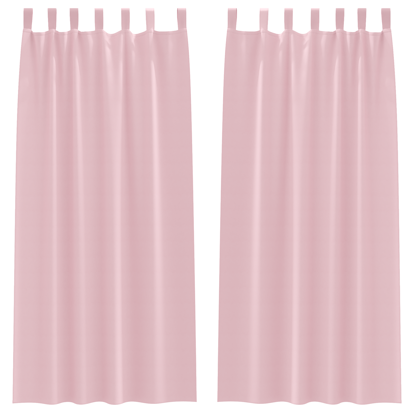 Gordijnen met gordijnen 2 pcs Babyroze 245 x 140 cm Polyester image 2