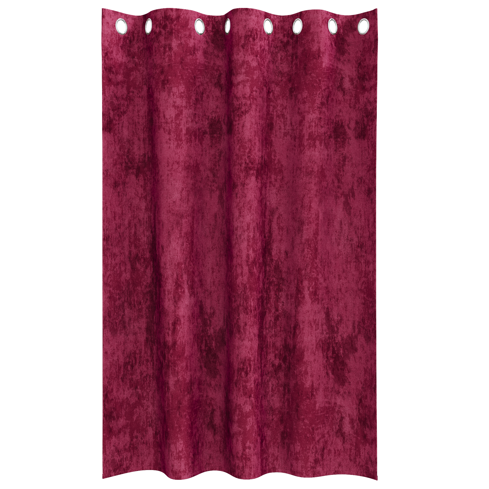 Velvet Curtains 2 pcs with Eyelets Wine Red 175x140 cm - Image 3