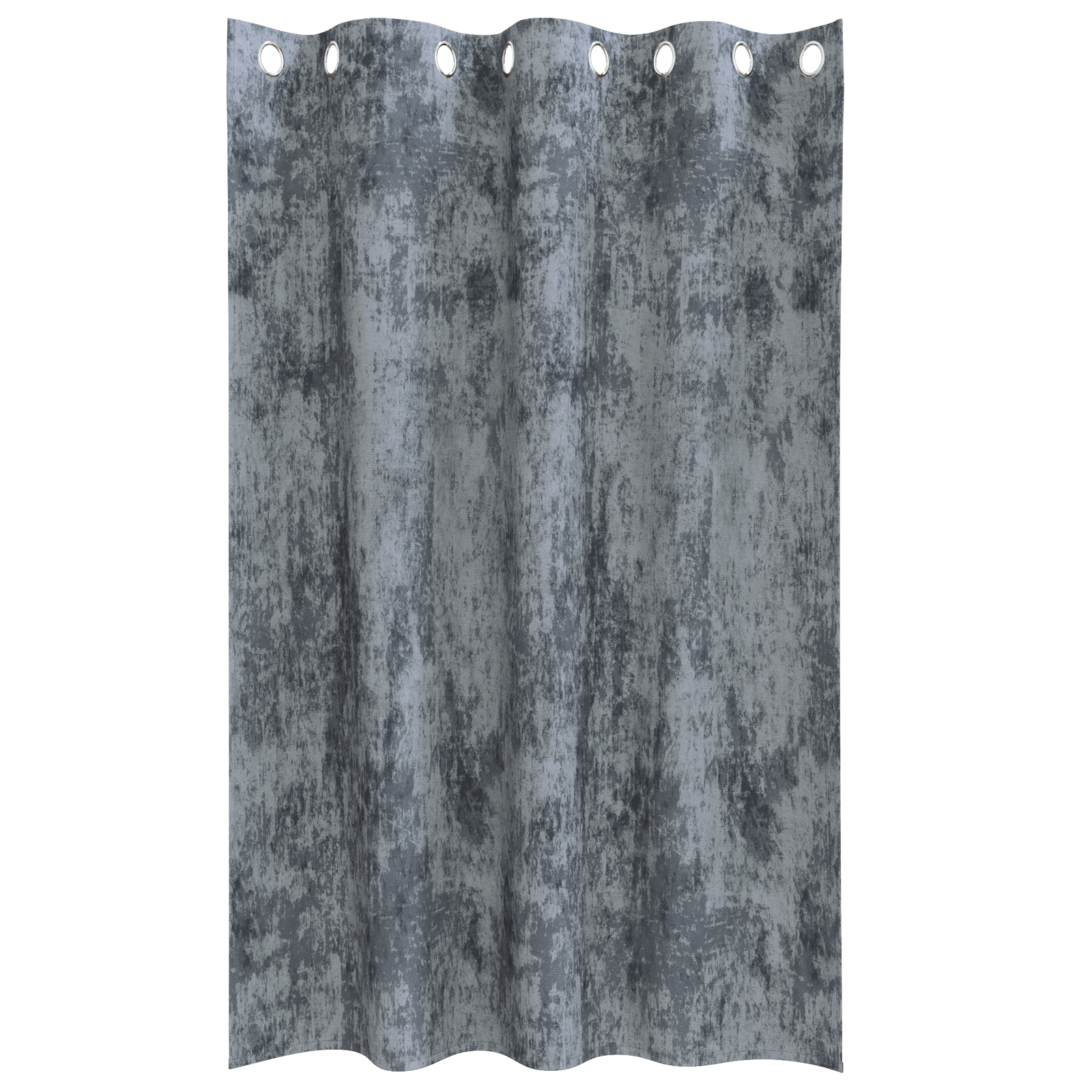 Grommet Curtains Silver Grey Polyester 140 x 175 cm - Image 3