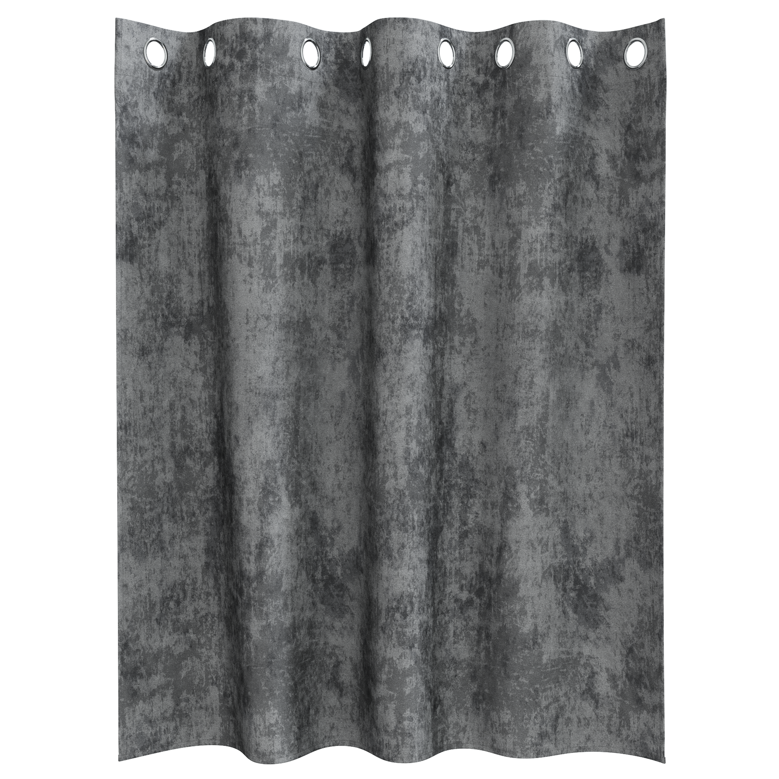 Velvet Curtains 2 pcs with Eyelets Grey 140x140 cm - Image 3