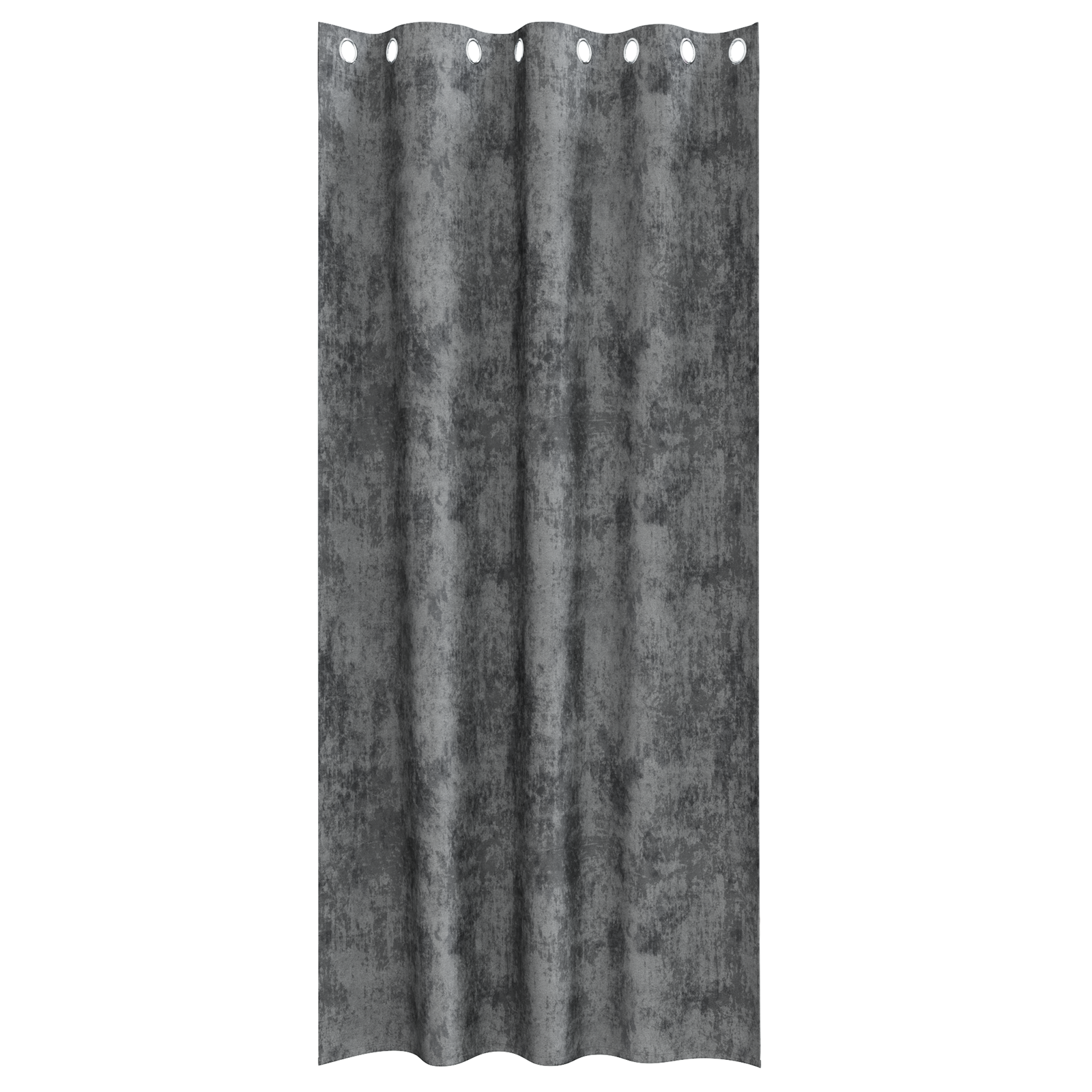 Velvet Curtains 2 pcs with Eyelets Grey 225x140 cm - Image 3