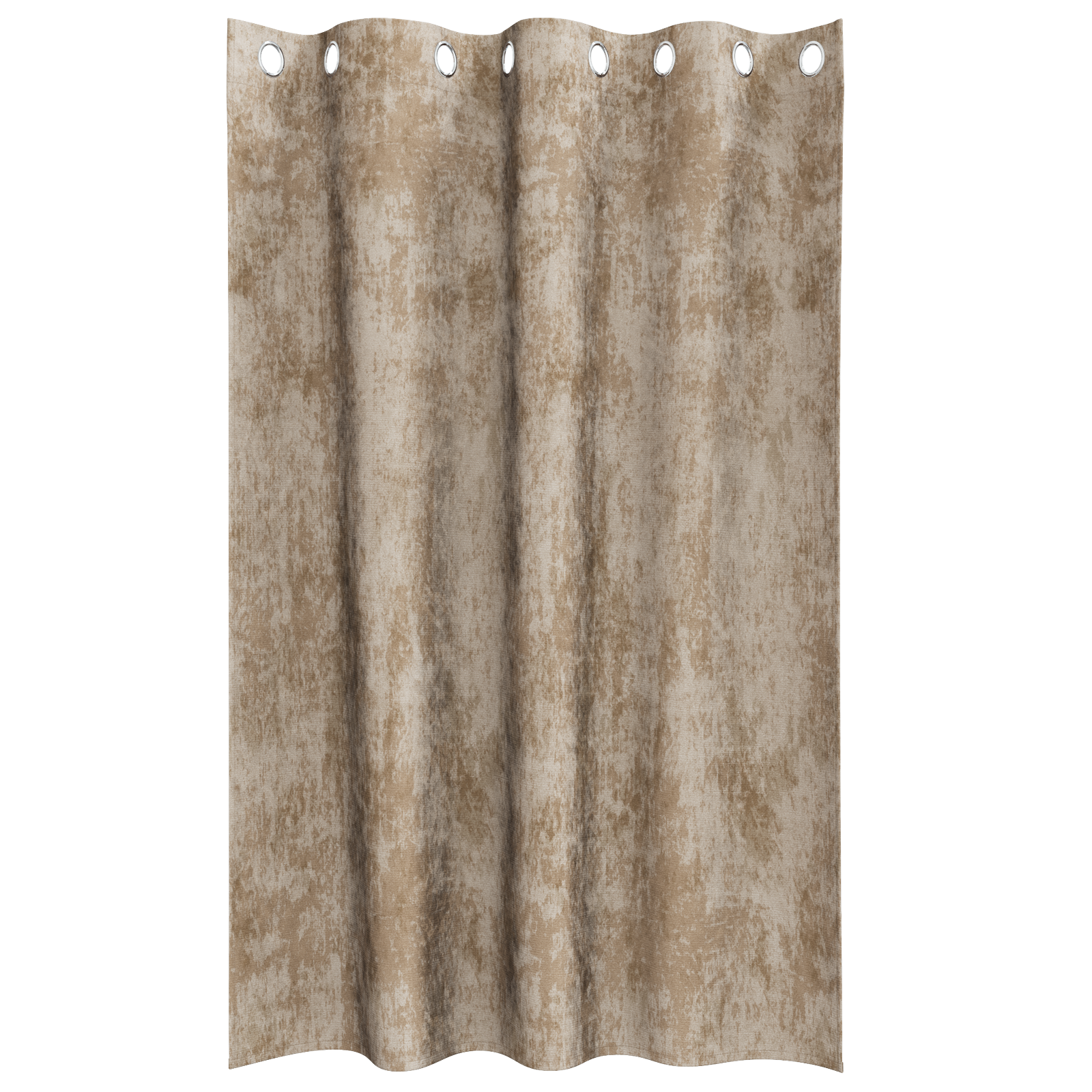 Velvet Curtains Champagne Polyester 140 x 175 cm - Image 3