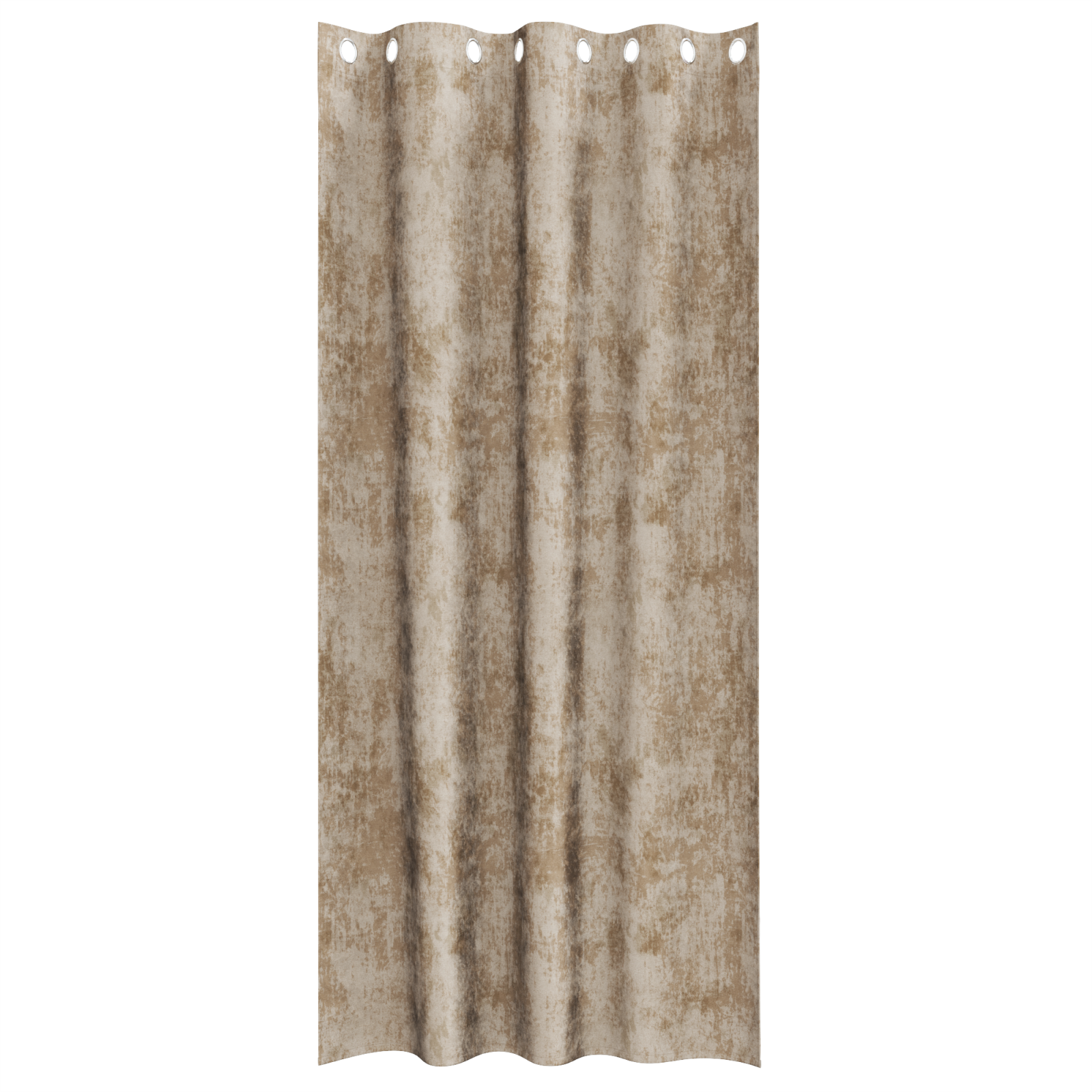 Velvet Curtains 2 pcs with Eyelets Champagne 245x140 cm - Image 3