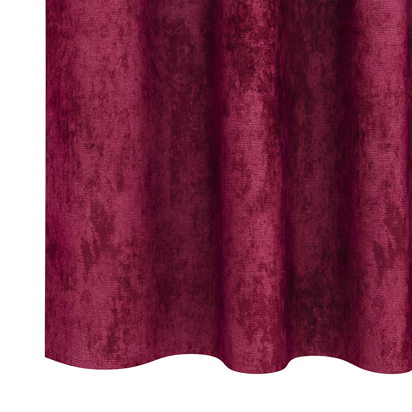 Aksominės užuolaidos 2 vnt su kišenėmis burgundijos raudona 260x140 cm - Image 5