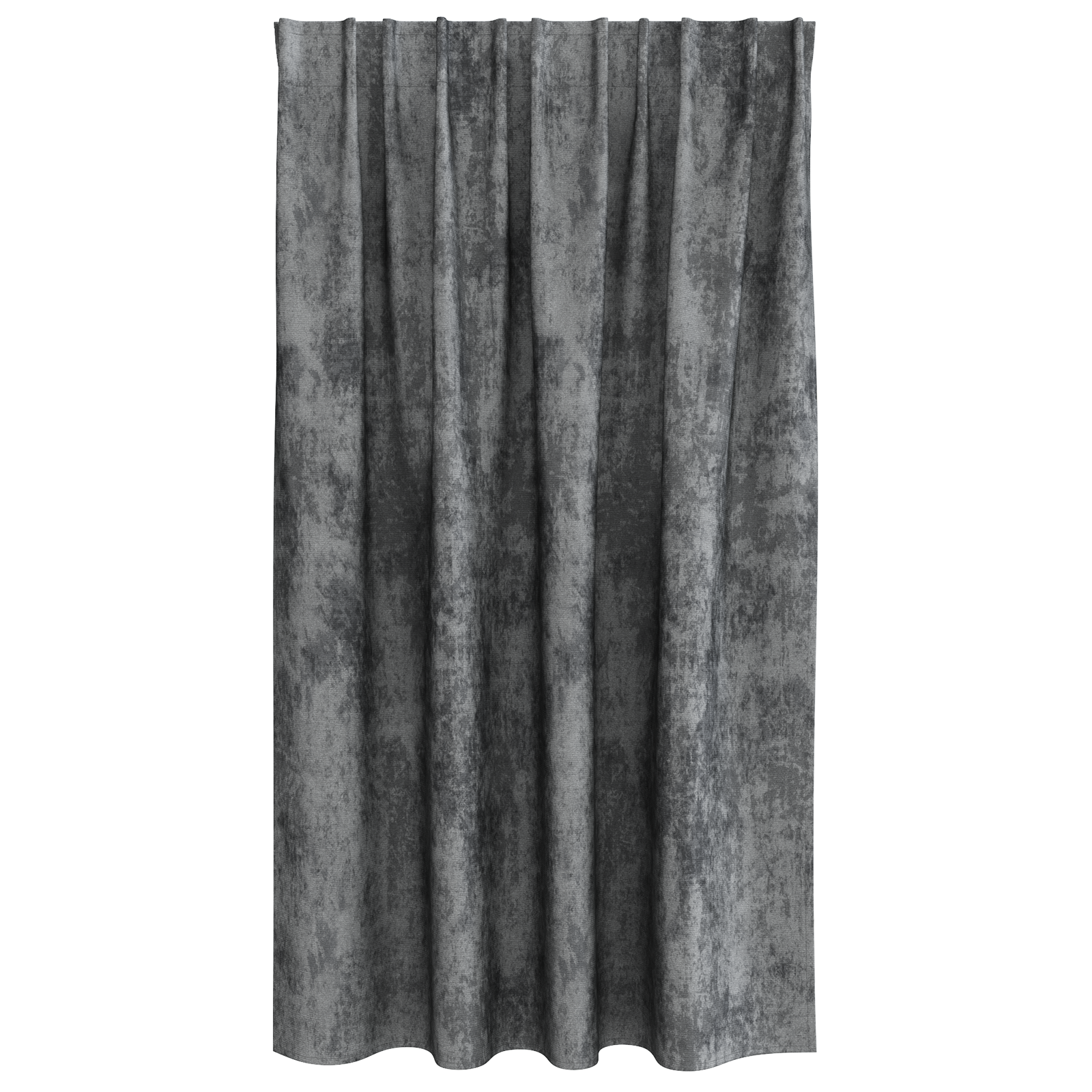 Velvet Curtains 2 pcs with Eyelets Grey 140x140 cm - Image 3
