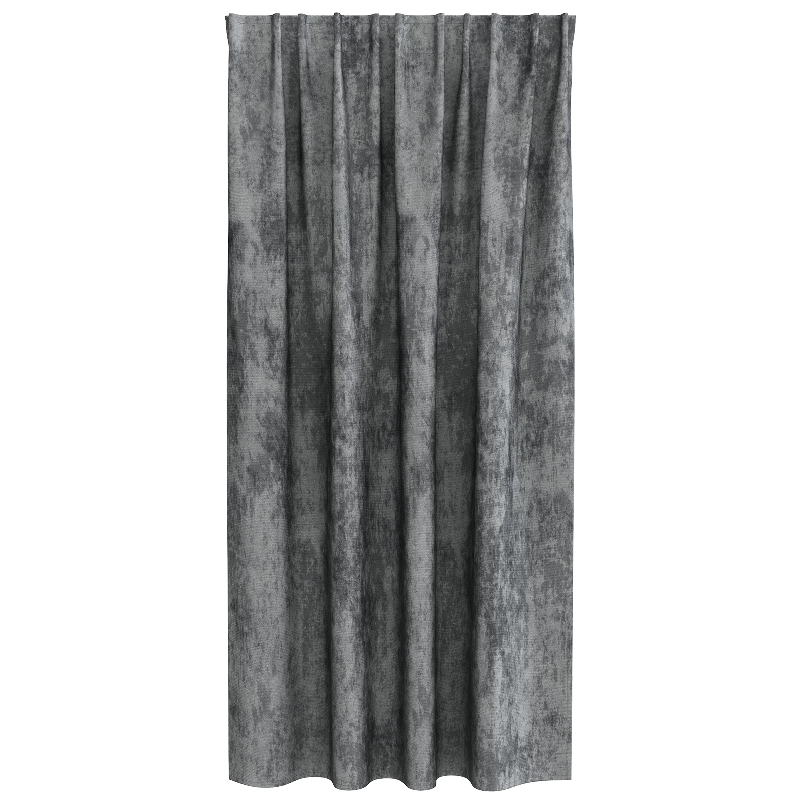 Velvet Curtains 2 pcs with Eyelets Grey 175x140 cm - Image 3