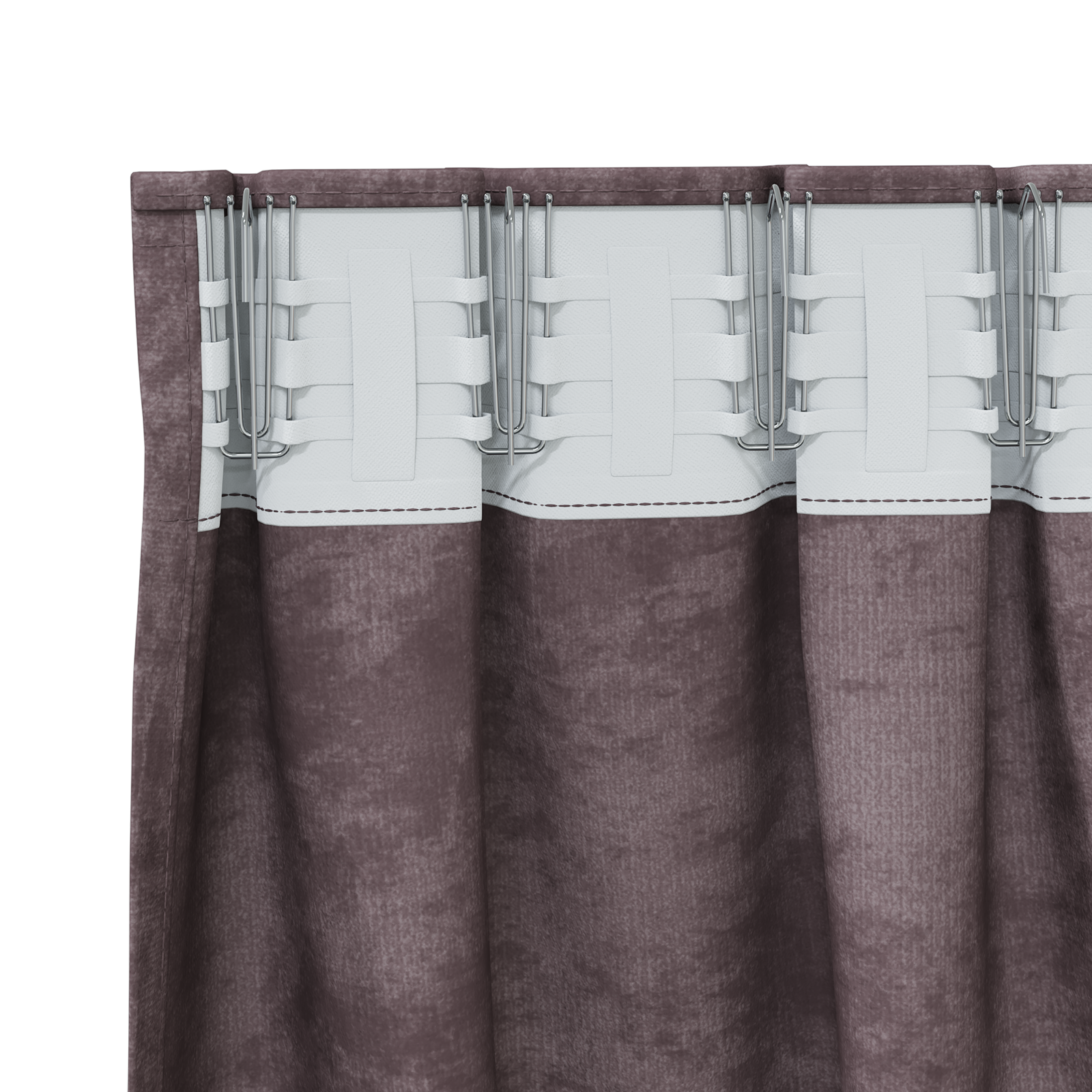 Velvet Curtains 2 pcs with Eyelets Brown 260x140 cm - Image 4