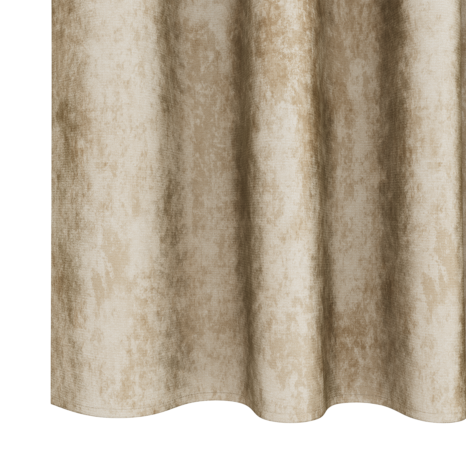 Velvet Curtains 2 pcs with Eyelets Cream 245x140 cm - Image 5