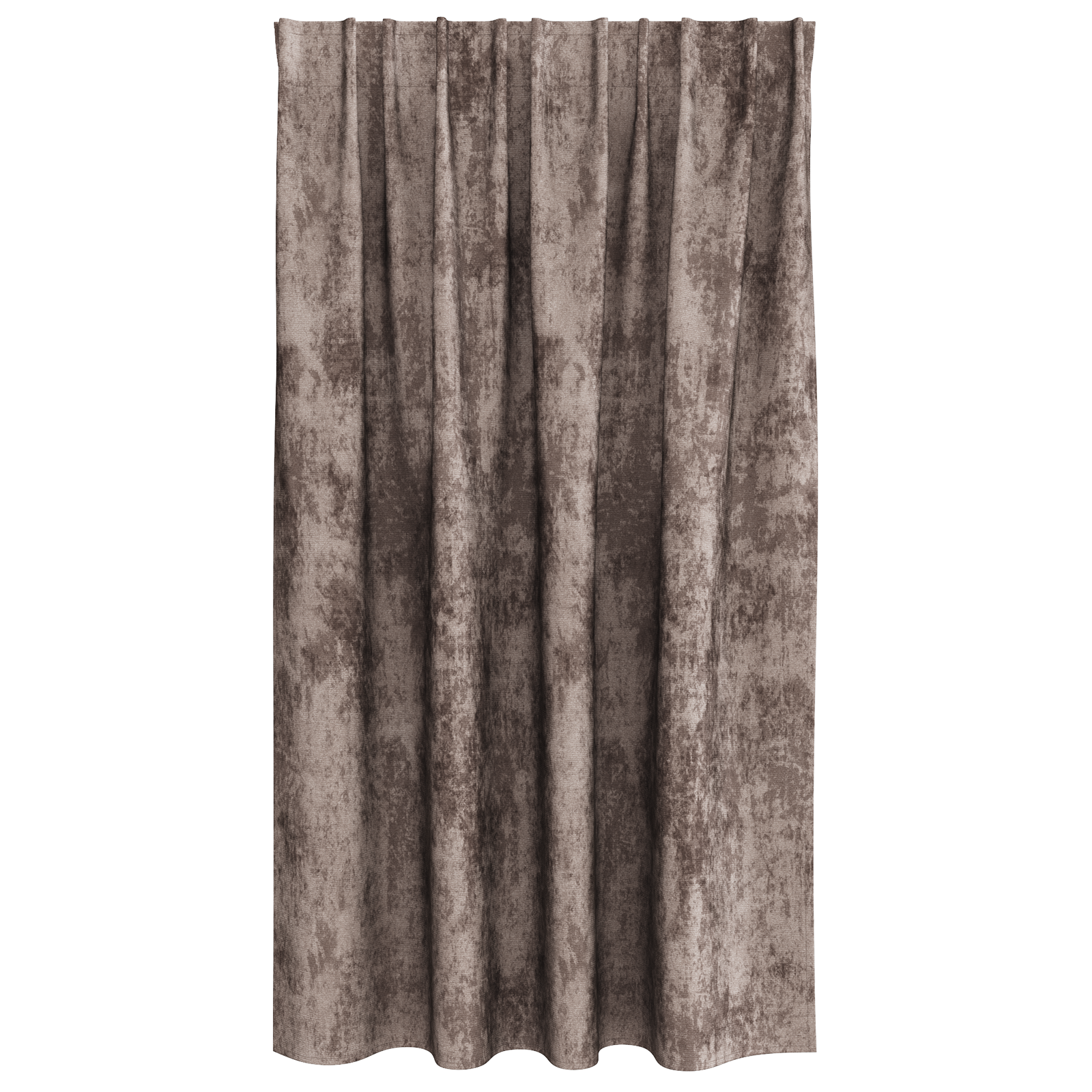 Velvet Curtains 2 pcs with Eyelets Cappuccino 140x140 cm - Image 3