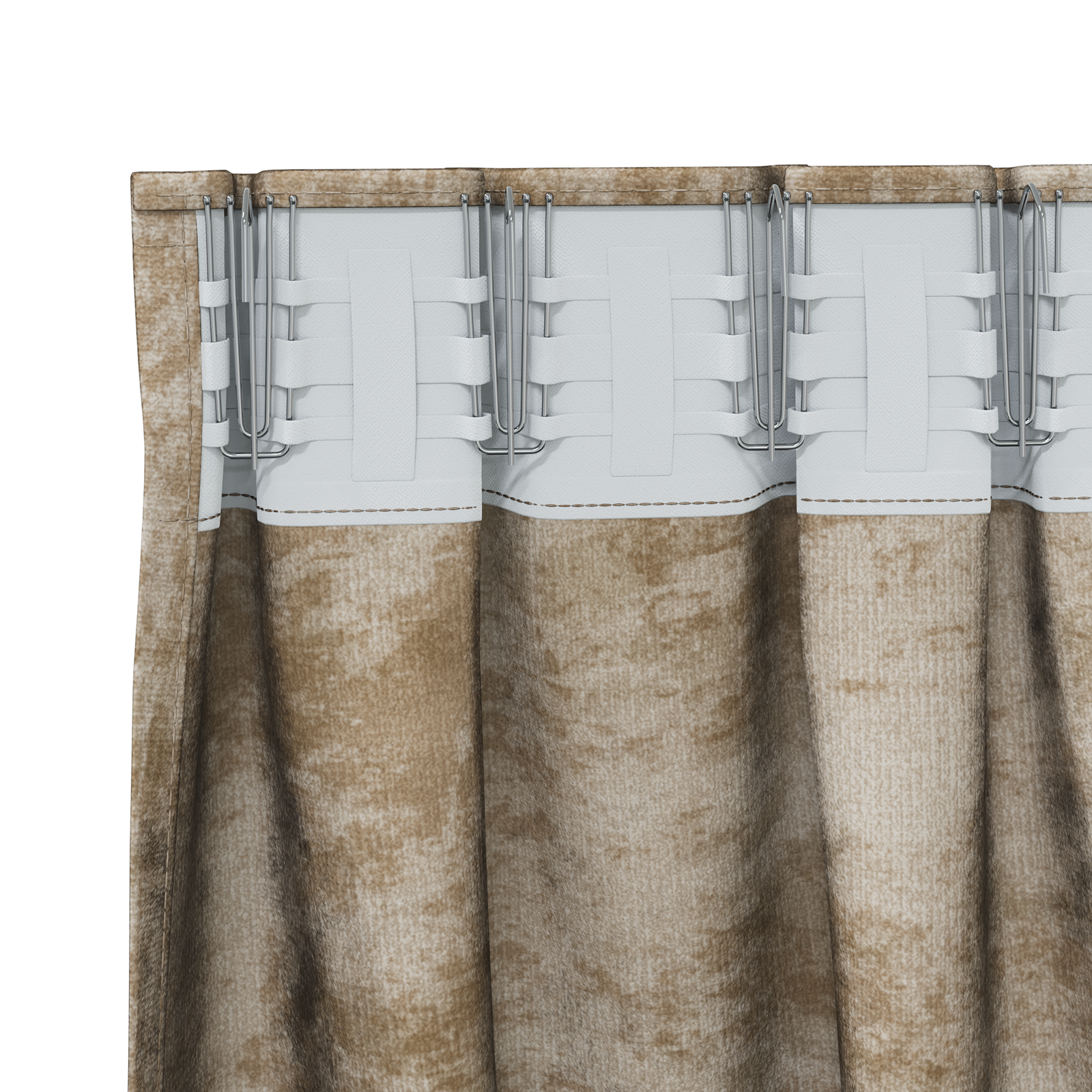 Velvet Curtains 2 pcs with Eyelets Champagne 140x140 cm - Image 4