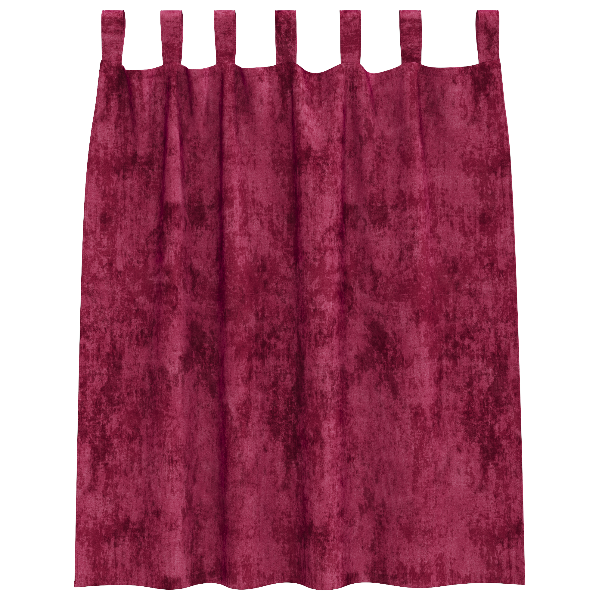 Velvet Curtains Wine Red Polyester 140 x 140 cm Decorative Inlays - Image 3