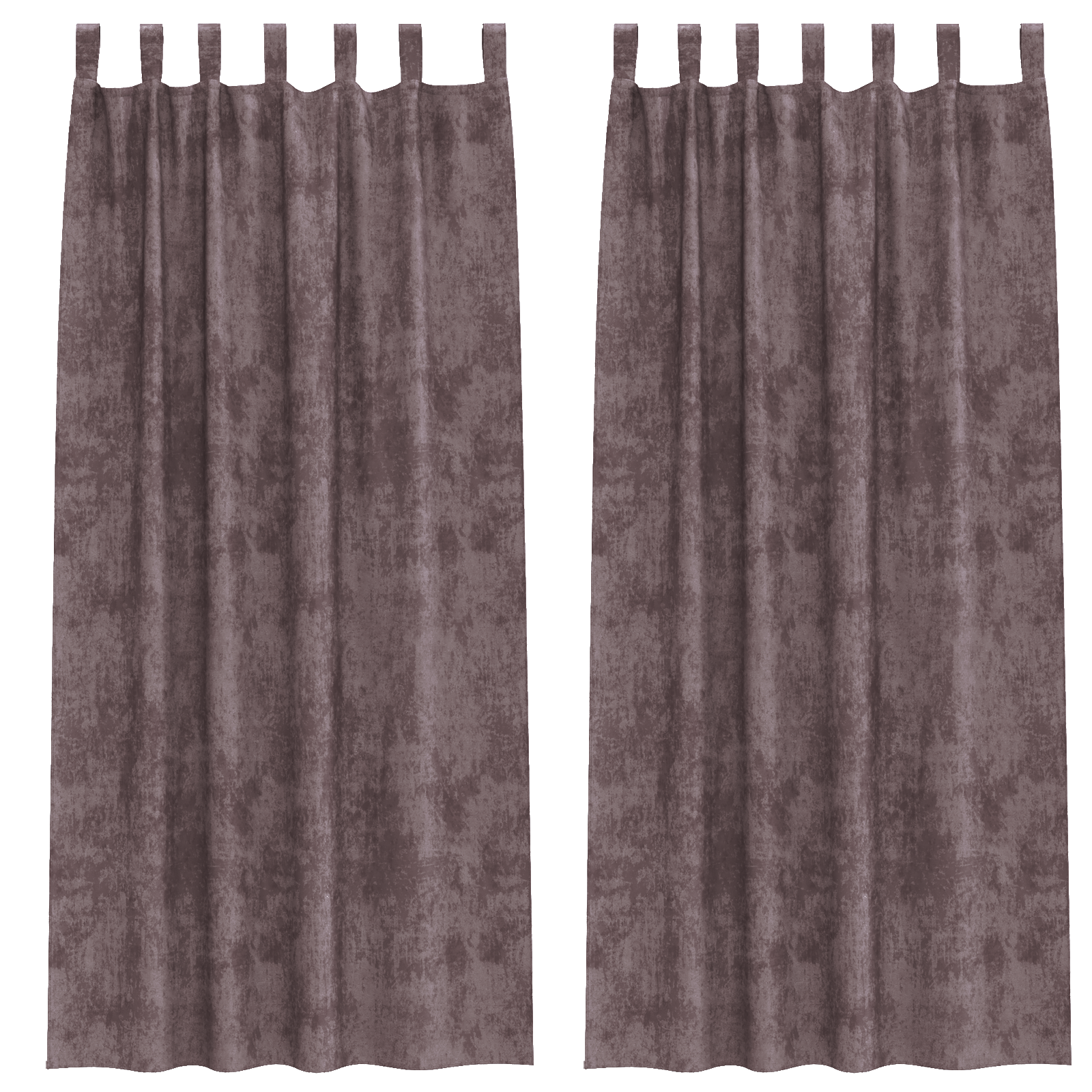 Velvet Curtains 2 pcs with Eyelets Brown 245x140 cm - Image 2