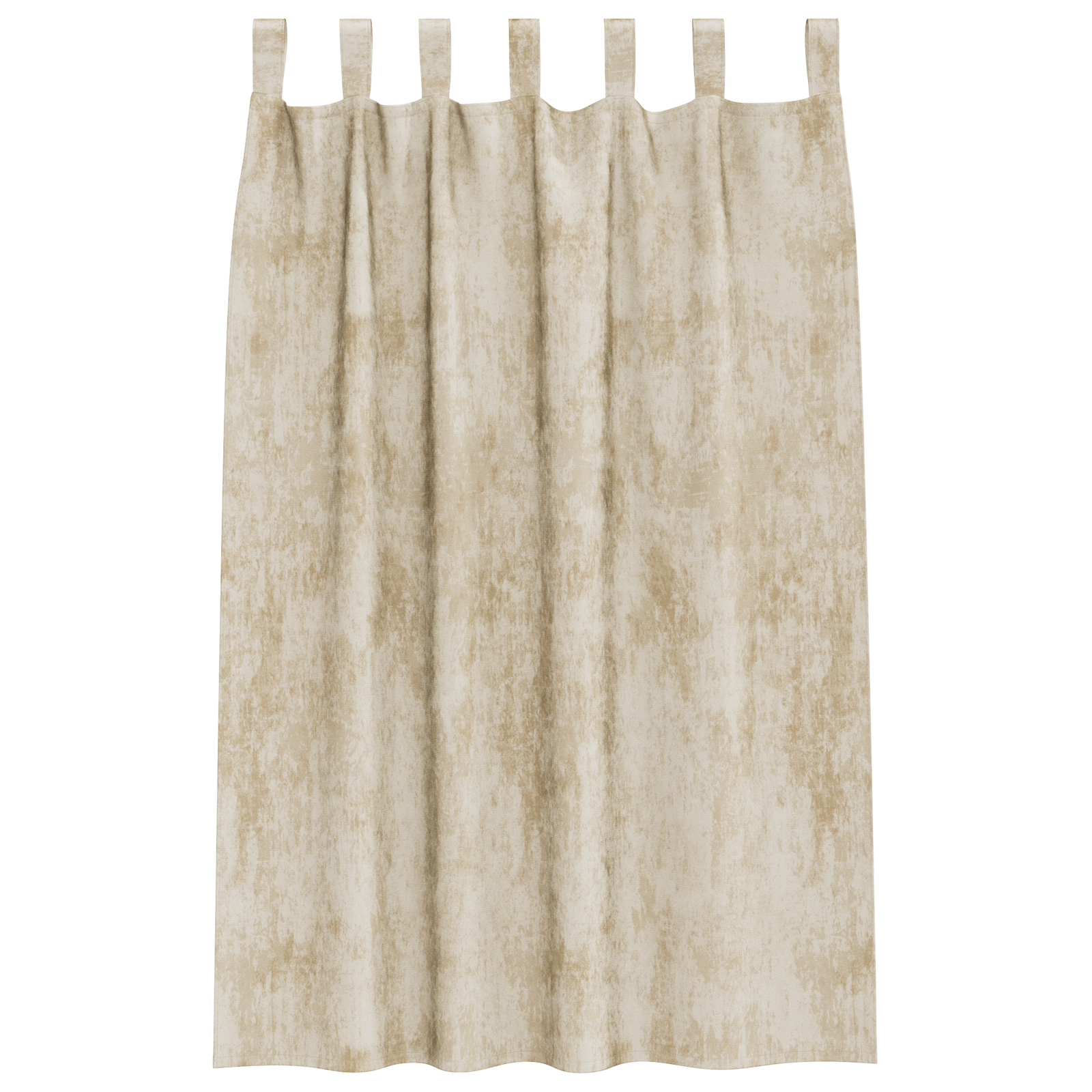 Velvet Curtains 2 pcs with Eyelets Cream 175x140 cm - Image 3