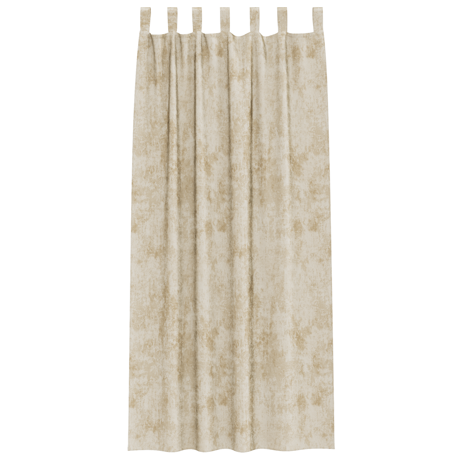 Velvet Curtains 2 pcs with Eyelets Cream 245x140 cm - Image 3