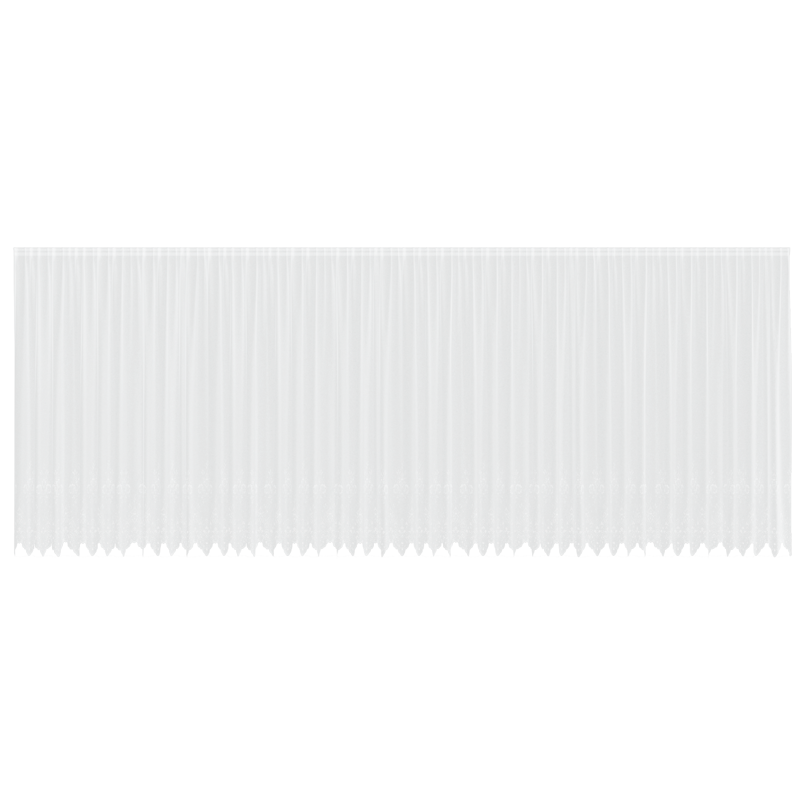 Gordijnen met gordijnen Bloemen Wit 1200 x 260 cm Polyester image 2