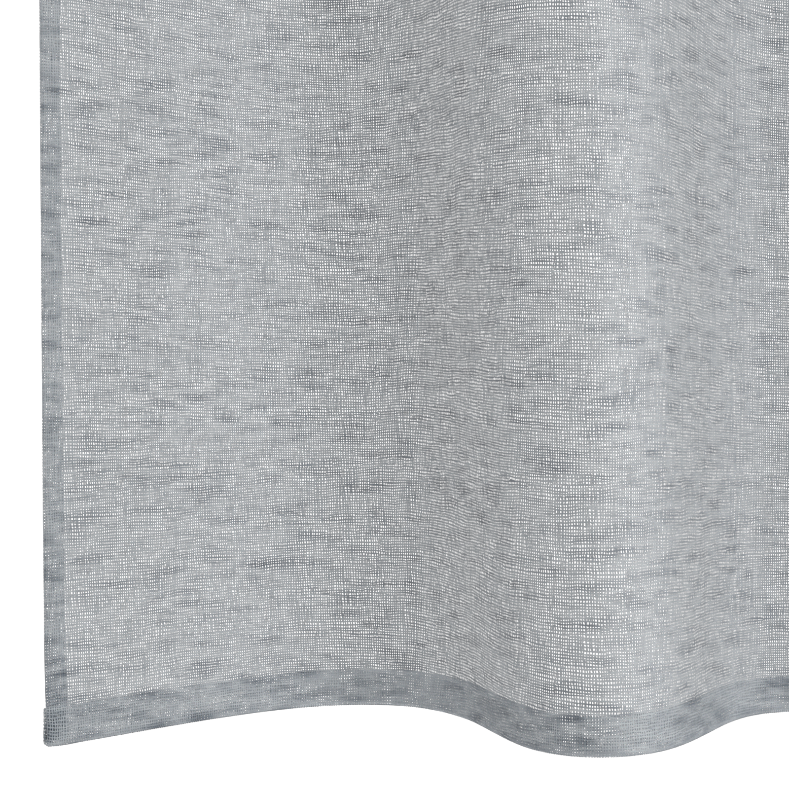 Voile Gordijn 2 pcs Donkergrijs 140 x 140 cm Polyester