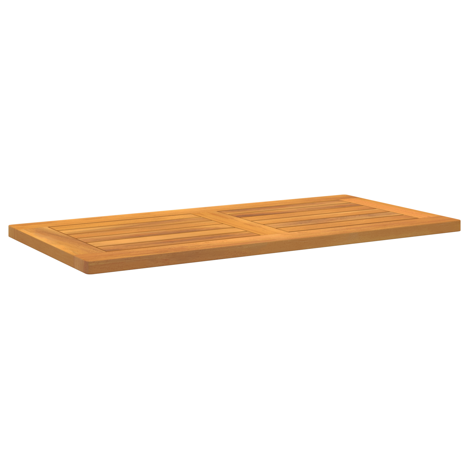 Table Top 80x40x2,2 cm Rectangular Solid Wood Acacia - Image 4
