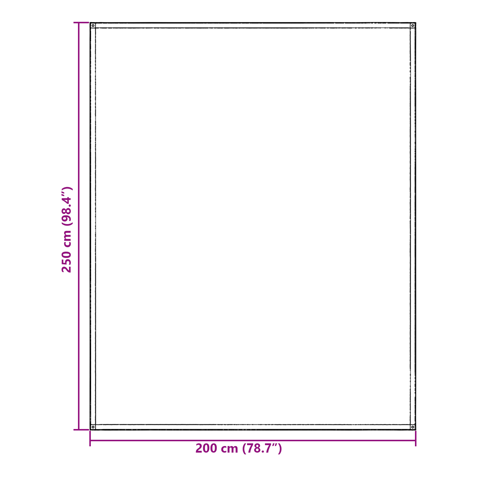 Tent Accessory Blue-grey Polyester 250 x 200 cm - Image 8