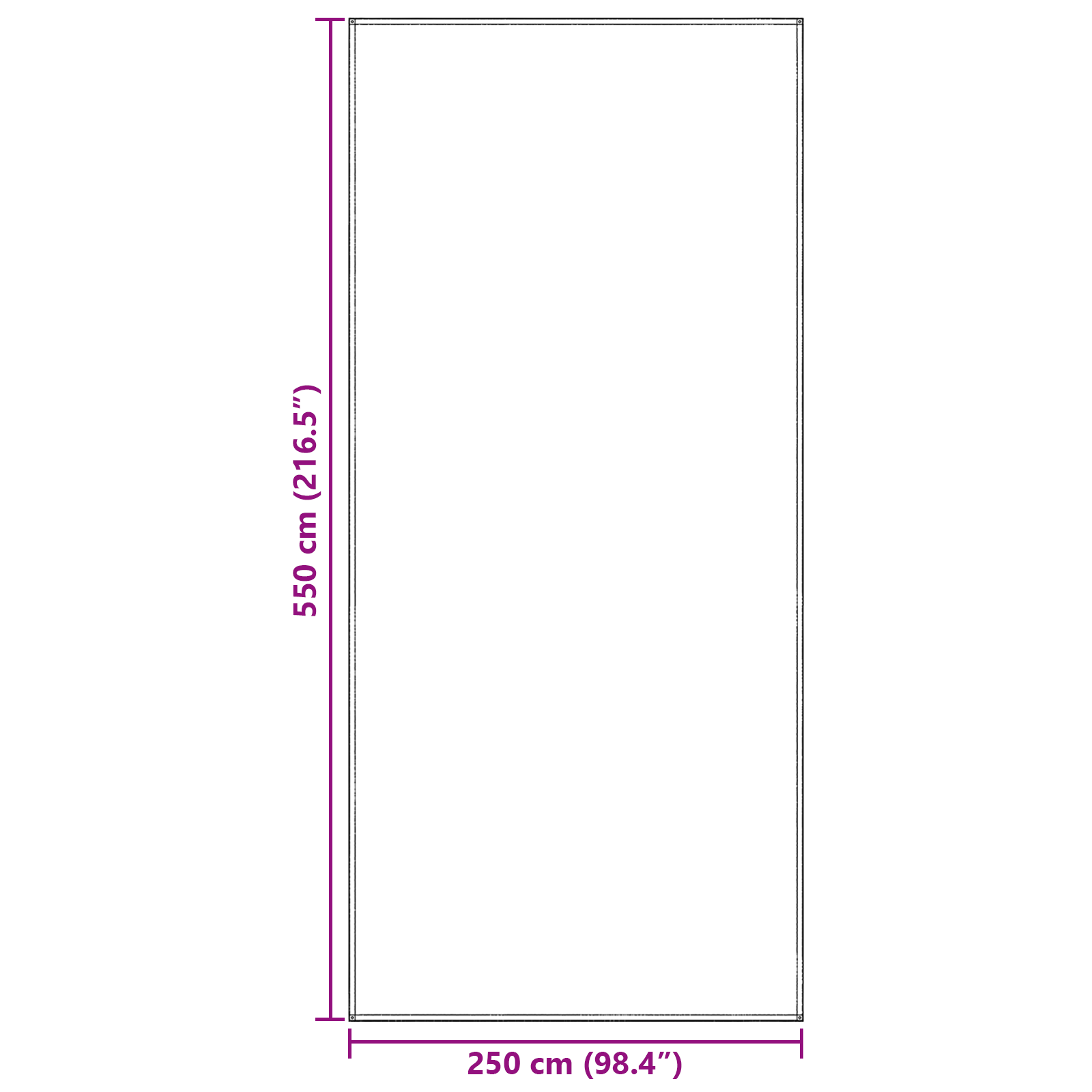 Tent Gear Blue-grey Synthetic Fiber 250 x 550 cm - Image 8