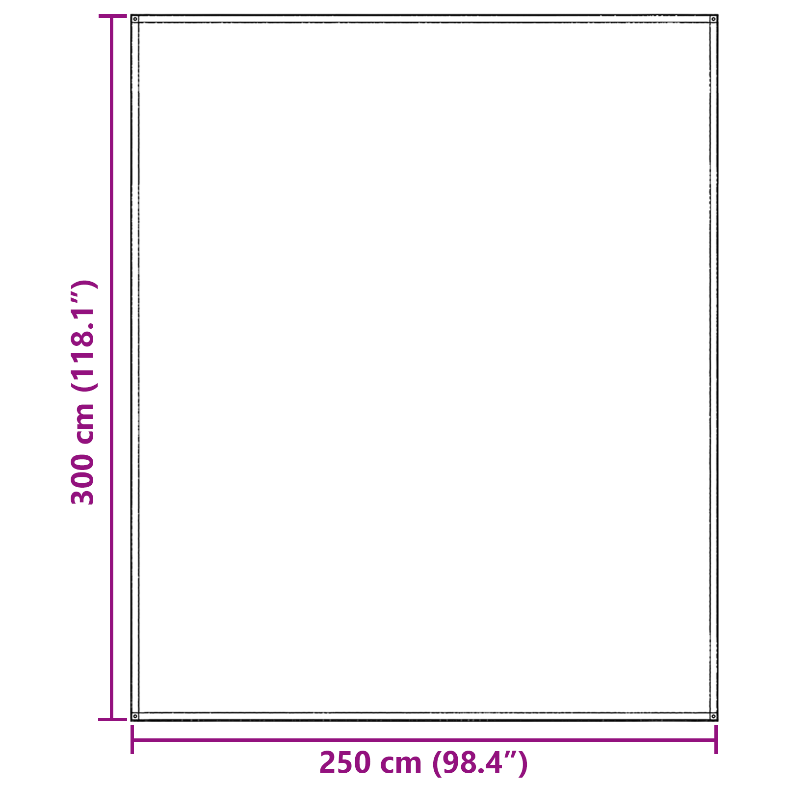 Tent Accessory Light grey Polyester 250 x 300 cm Light Weight - Image 8