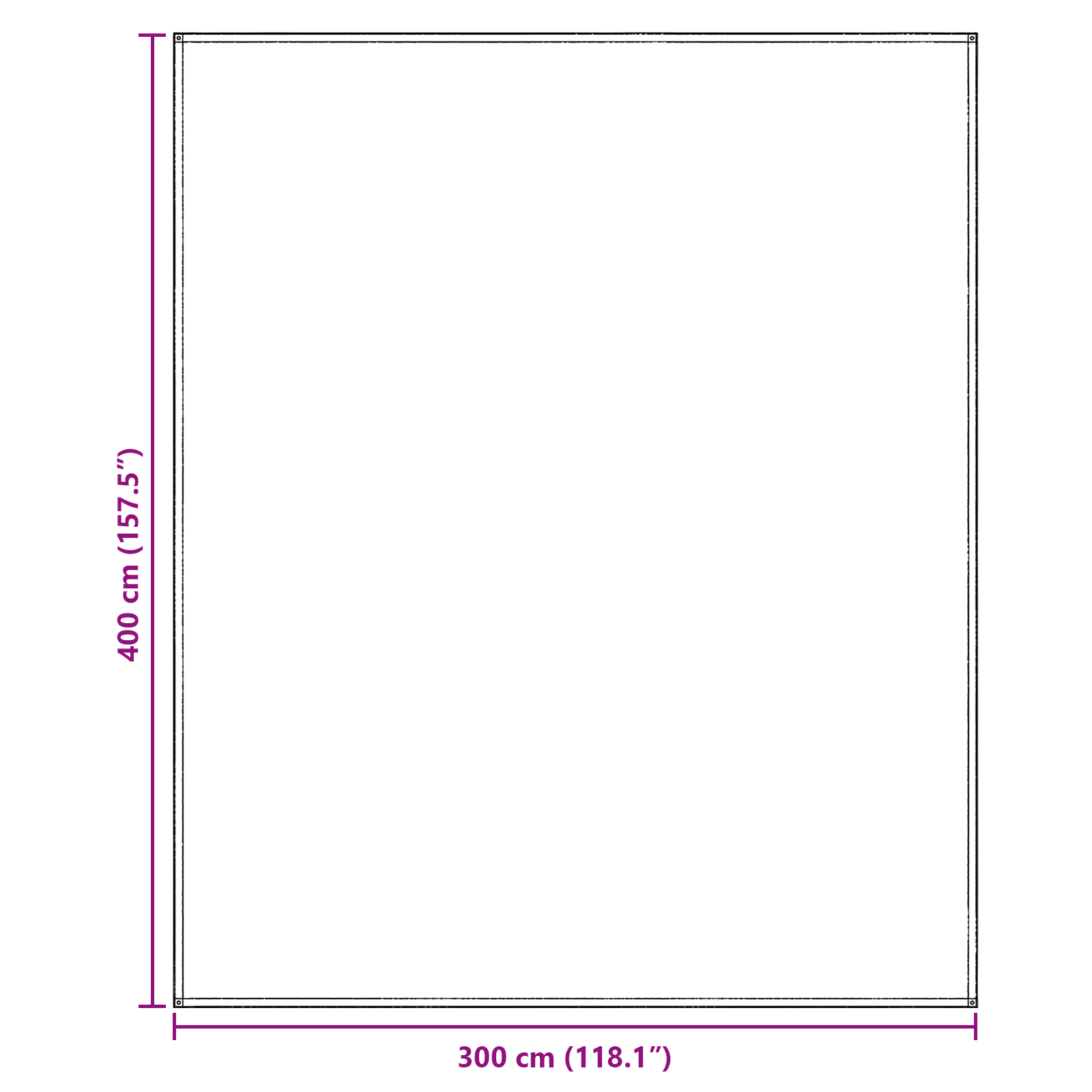 Tent Accessory Light grey Polyester 300 x 400 cm - Image 8